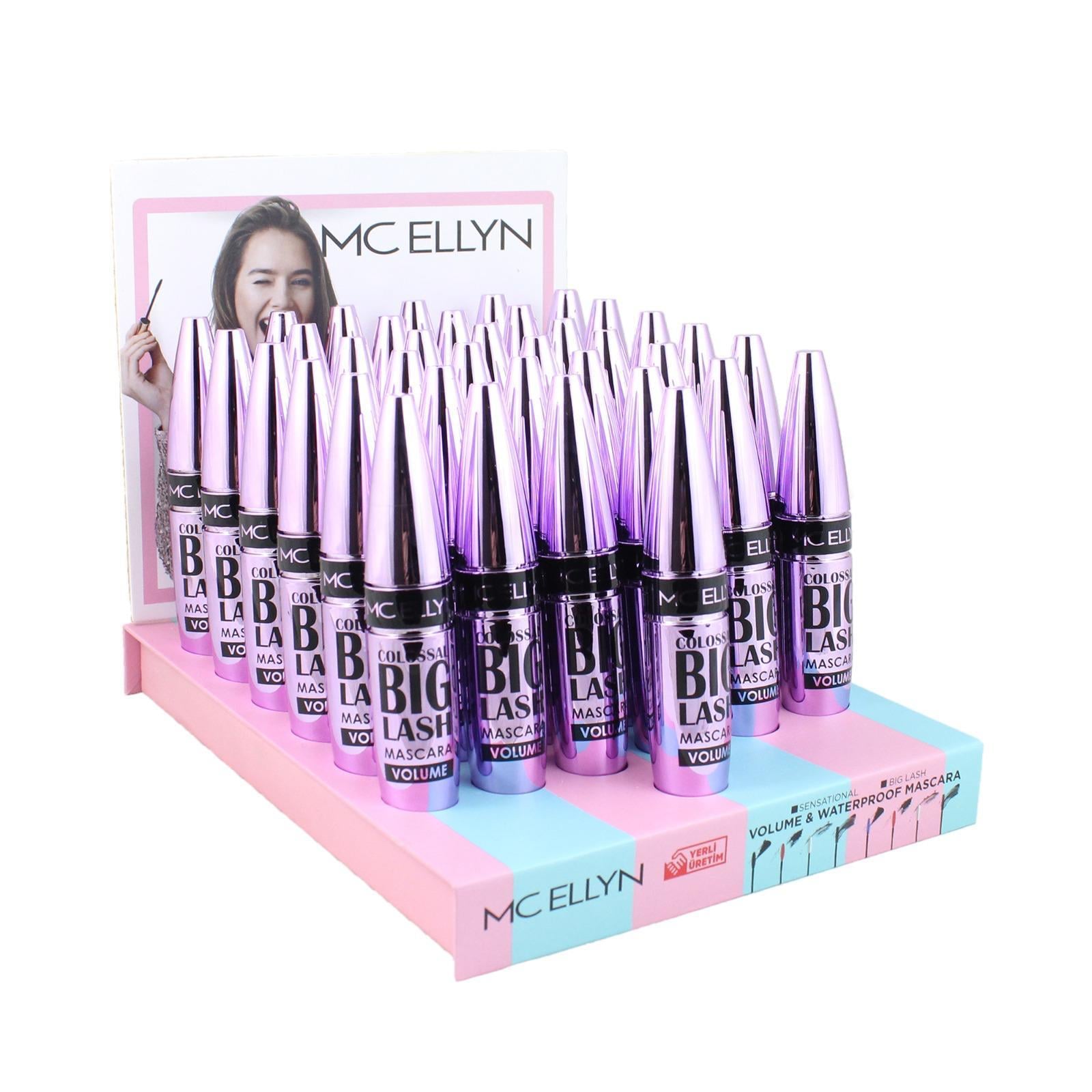 Mc Ellyn Big Lash Maskara Hacim Veren Siyah Maskara 36'lı Paket