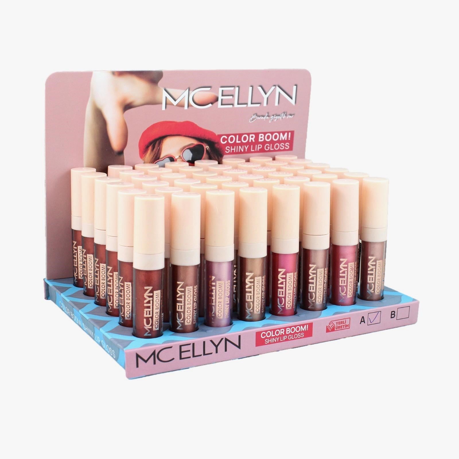 Mc Ellyn Color Boom Sedefli Lipgloss 48'li Paket A