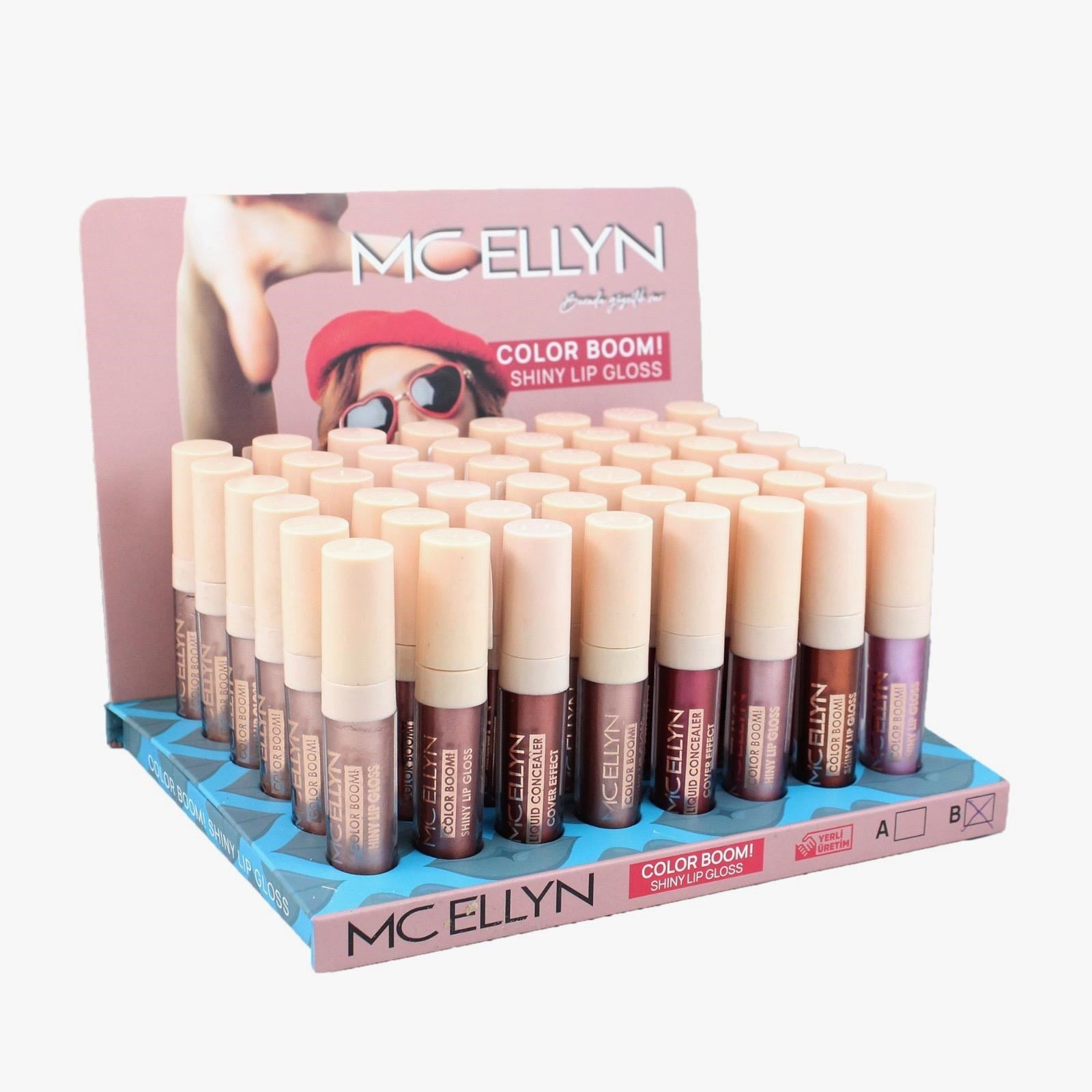 Mc Ellyn Color Boom Sedefli Lipgloss 48'li Paket B