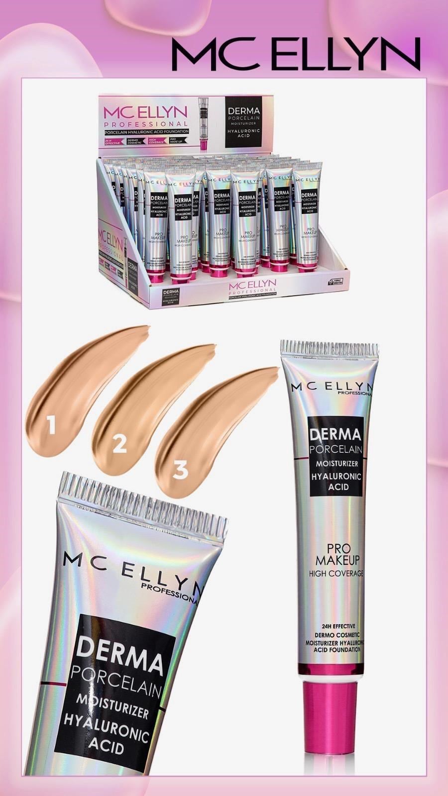 Mc Ellyn Derma Hyaluronic 36'lı Tüp Fondöten