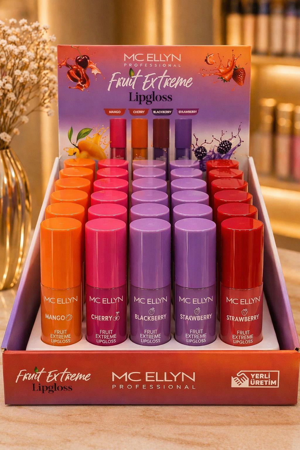 Mc Ellyn Fruit Extreme Lip Gloss 24'lü Paket