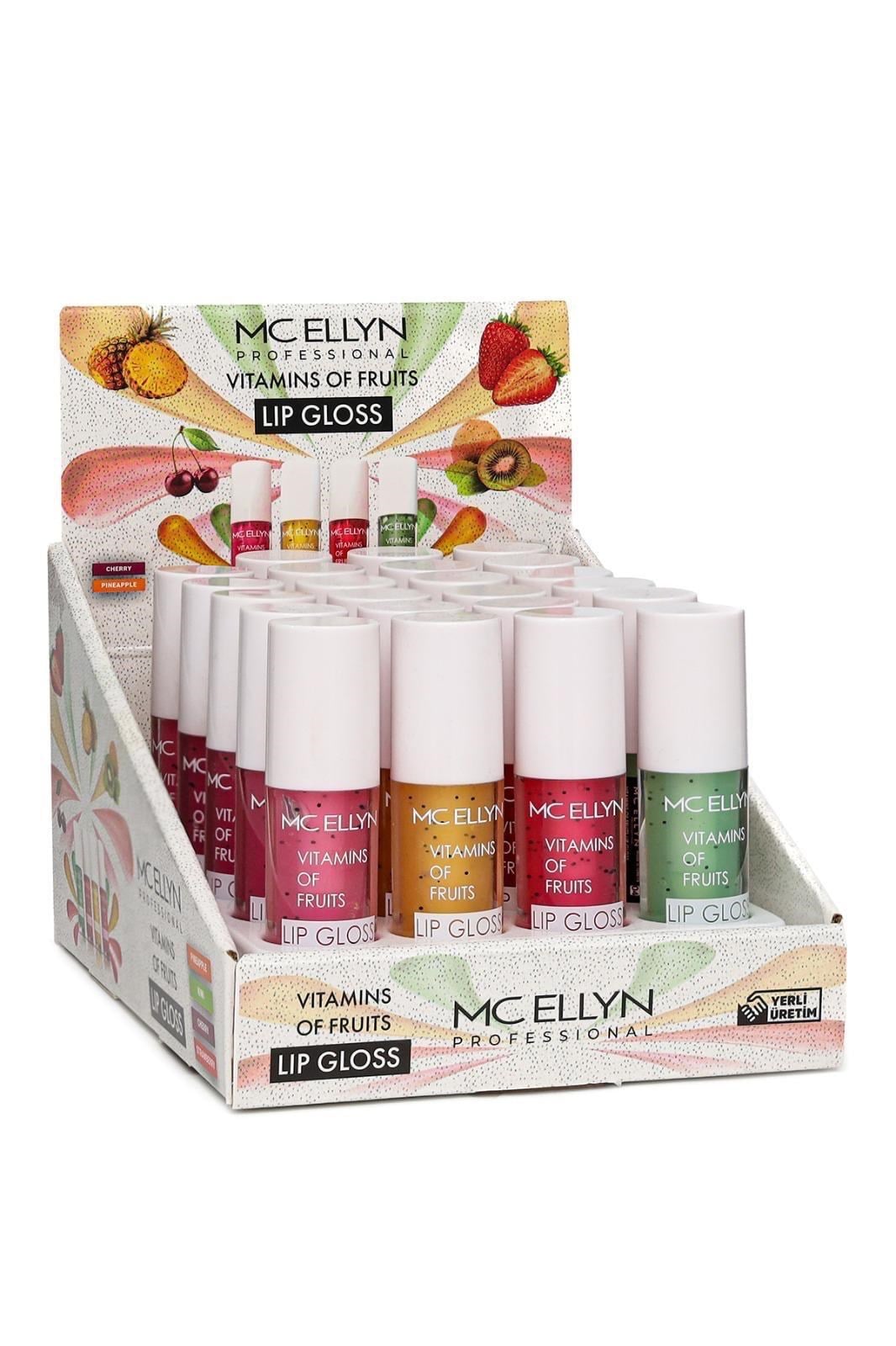Mc Ellyn Vitamins Of Fruit Lip Gloss 24'lü Paket