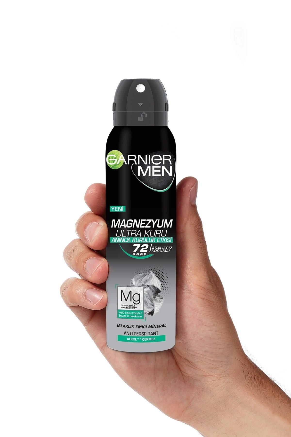 Men Magnezyum Ultra Kuru Sprey Deodorant