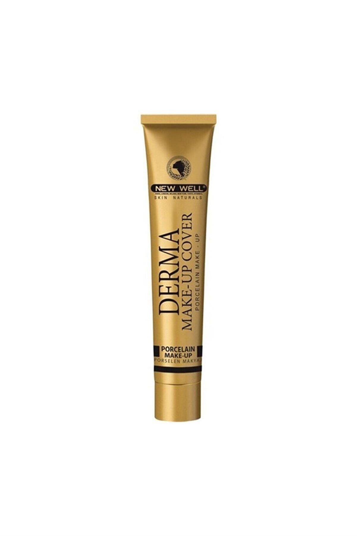 New Well Derma Make Up Cover 01 Gold Yoğun Kapatıcı Porselen Fondöten