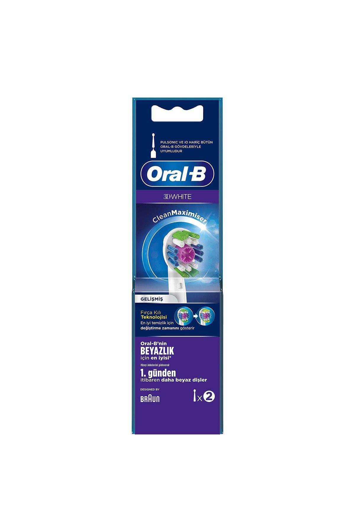 Oral-B Diş Fırçası Yedek Başlığı 3 Boyutlu 2'li