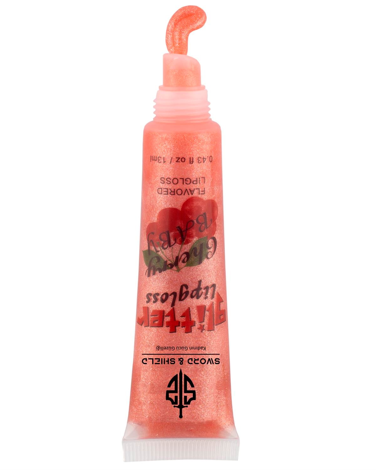 S&S Glitter Lipgloss Strawberry