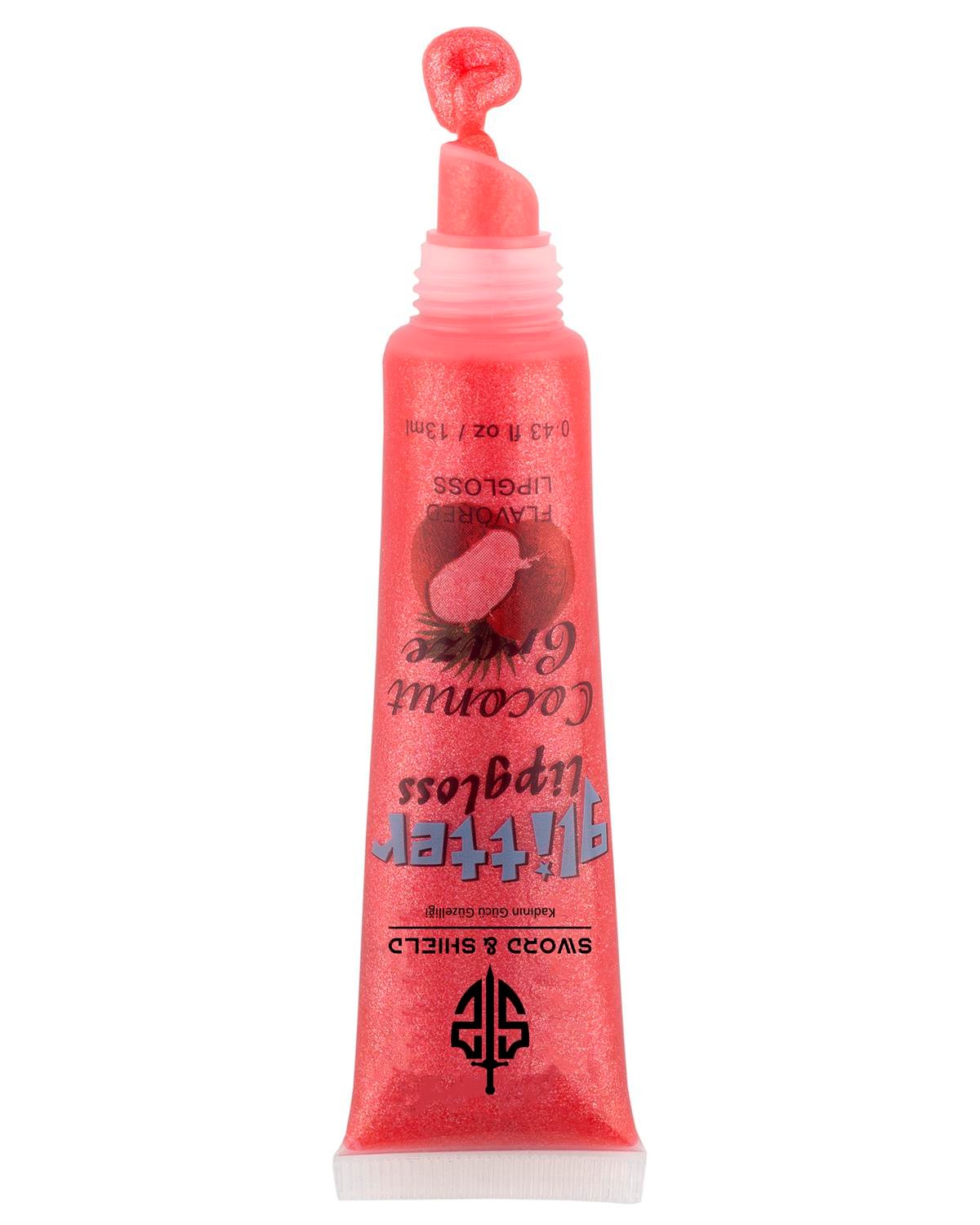S&S Glitter Lipgloss Strawberry