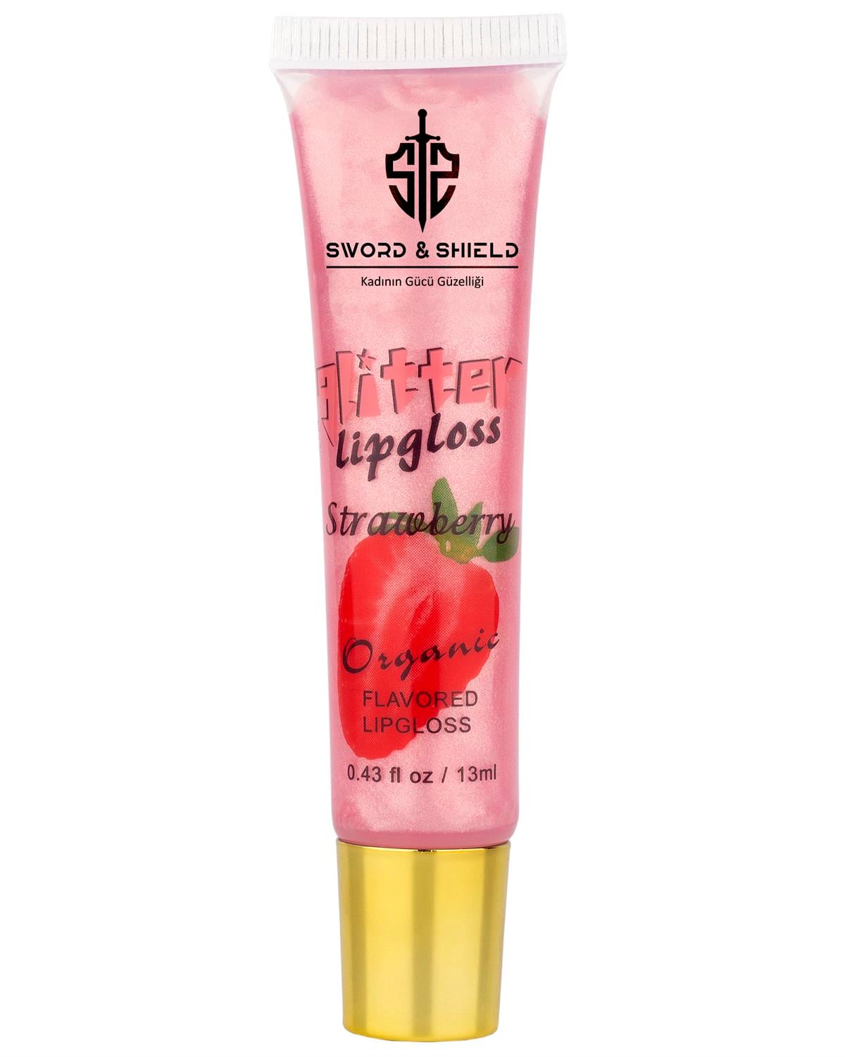 S&S Glitter Lipgloss Strawberry