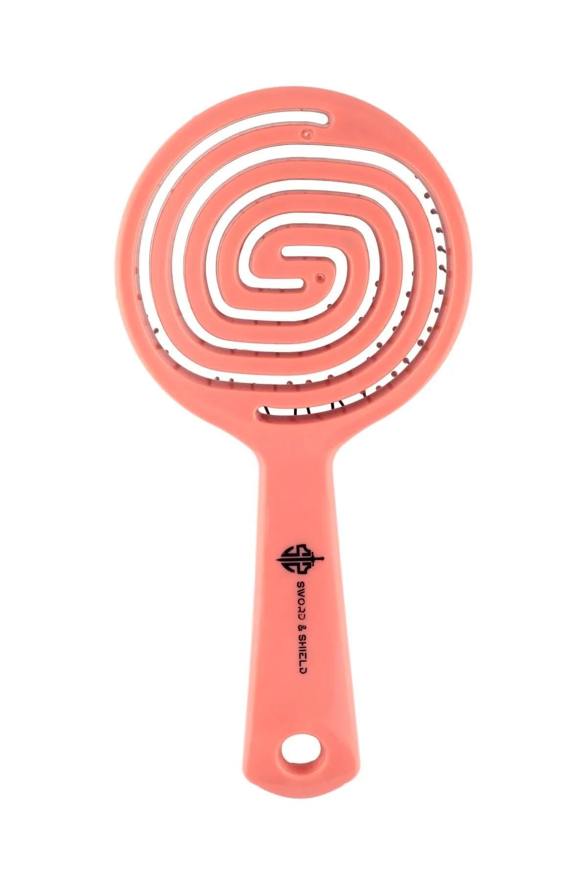 S&S Pembe Pro Üç Boyutlu Oval Saç Fırçası