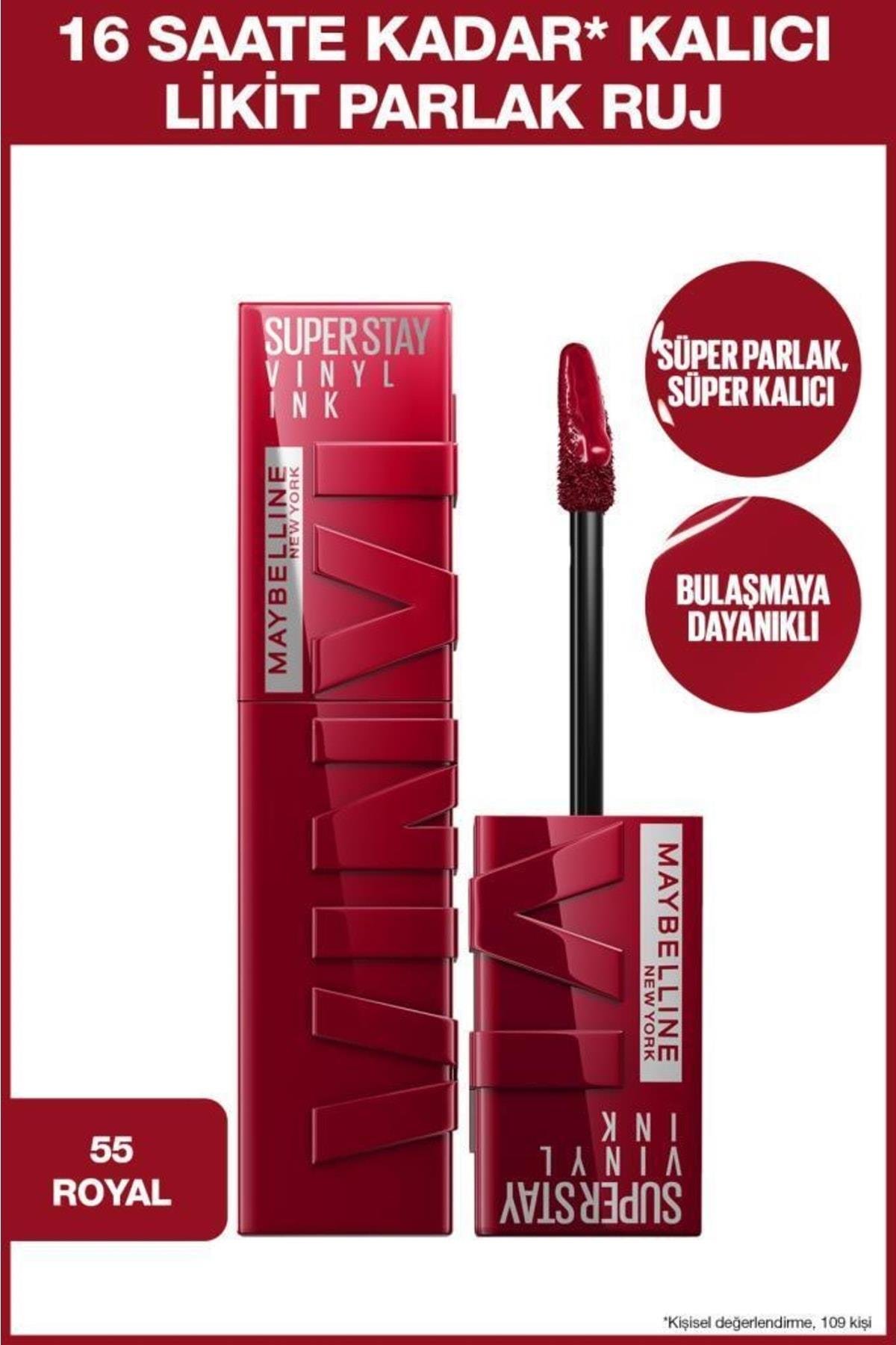 Super Stay Vinyl Ink Uzun Süre Kalıcı Likit Parlak Ruj