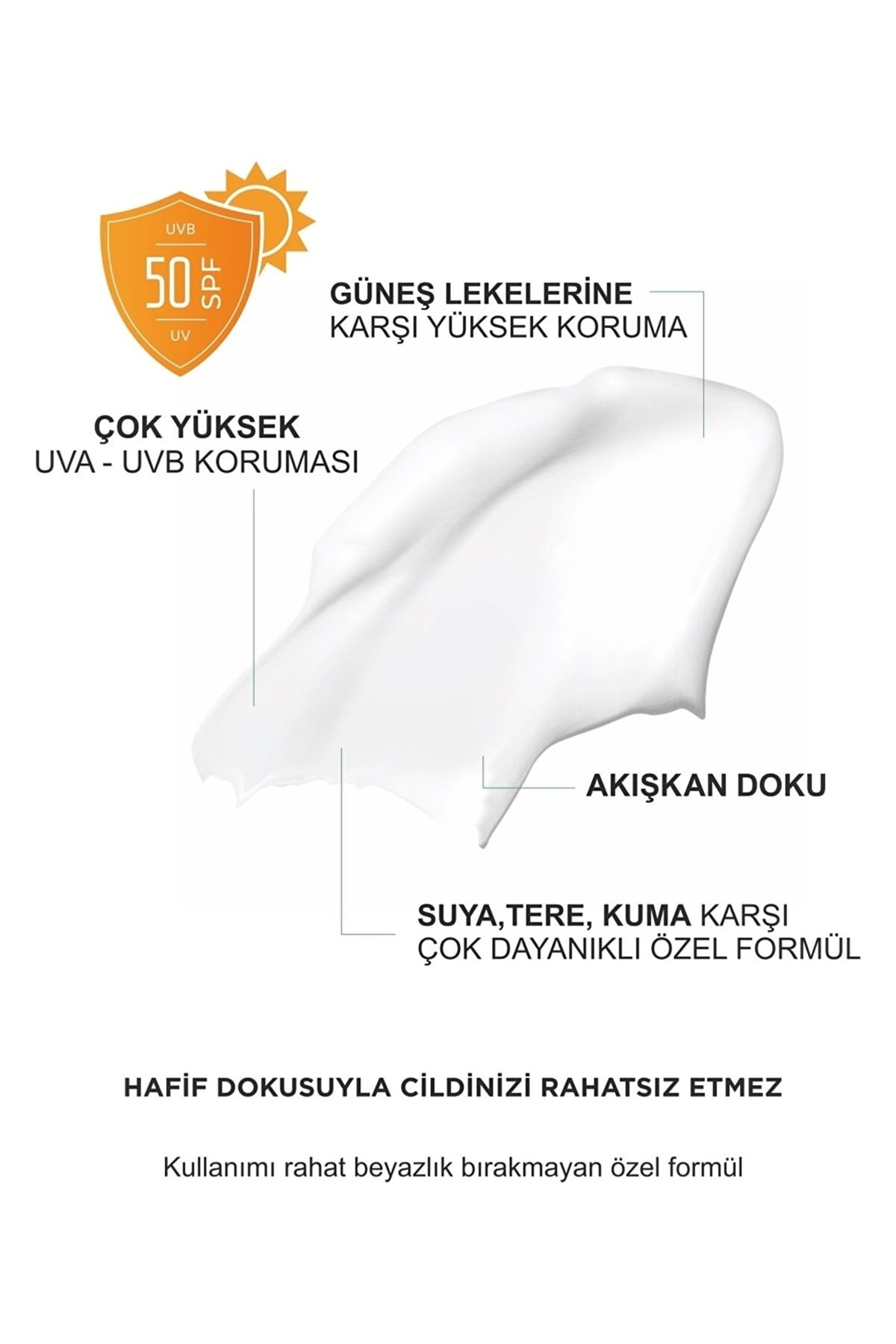 Trinova Leke Karşıtı Spf +50 Güneş Kremi 50ml 
