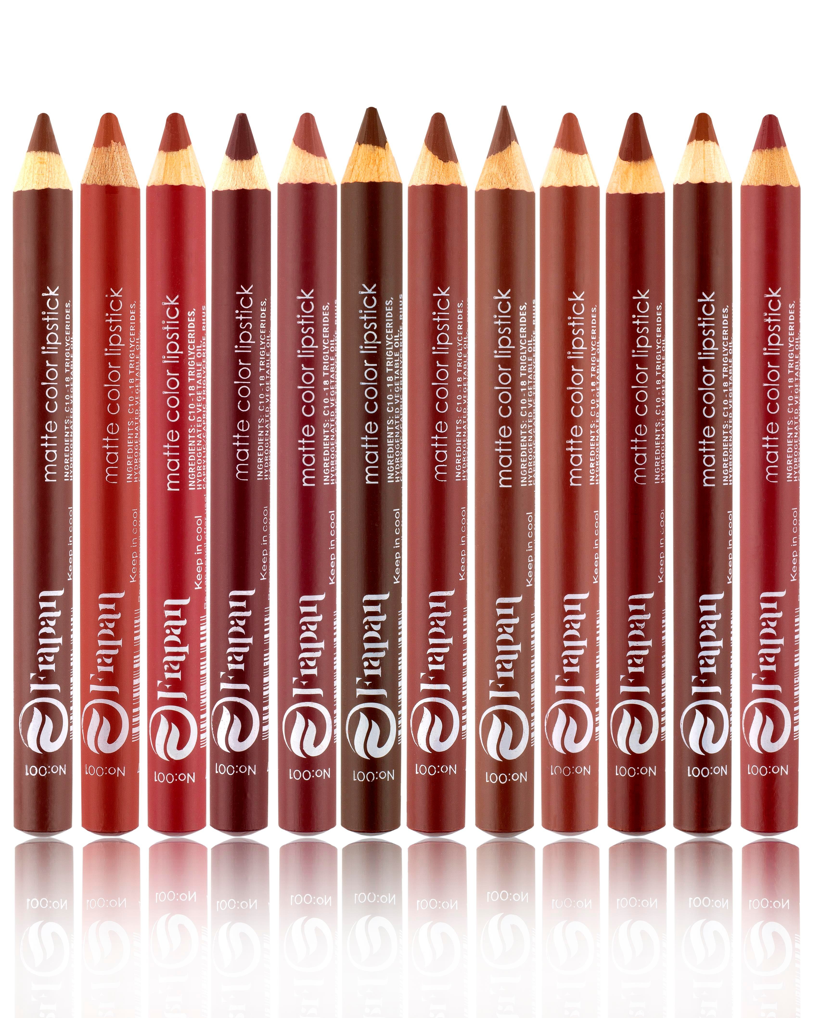 Ultra Soft Kalın Dudak Kalemi 12'li Set - Jumbo Kalem Ruj