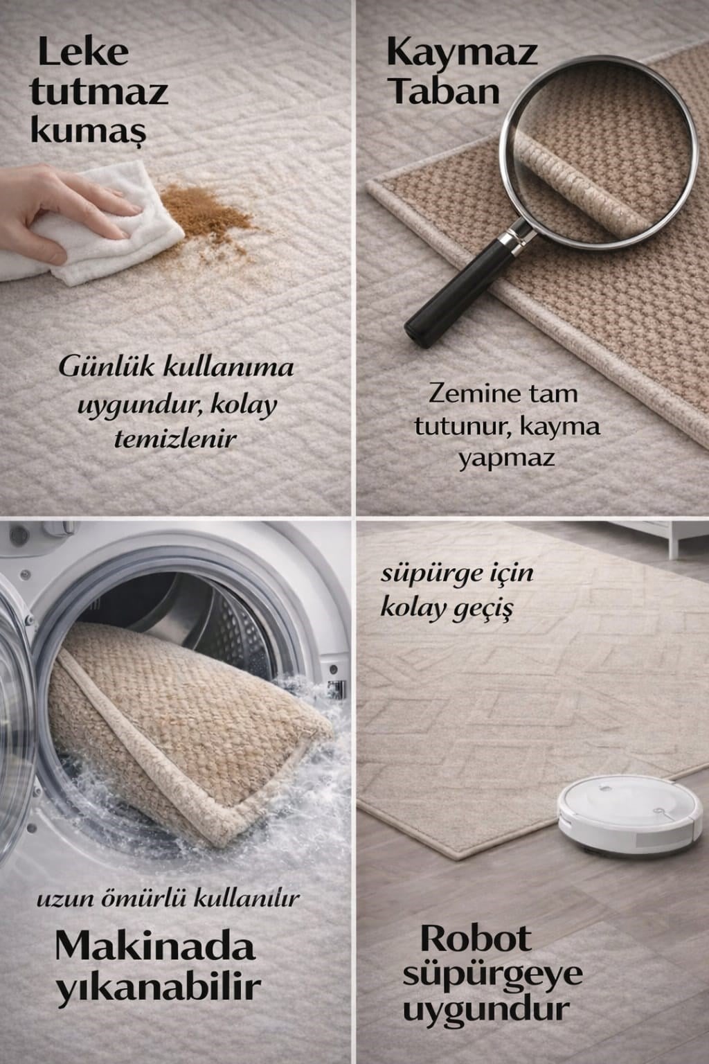 KREM ŞIK MODERN HALI 