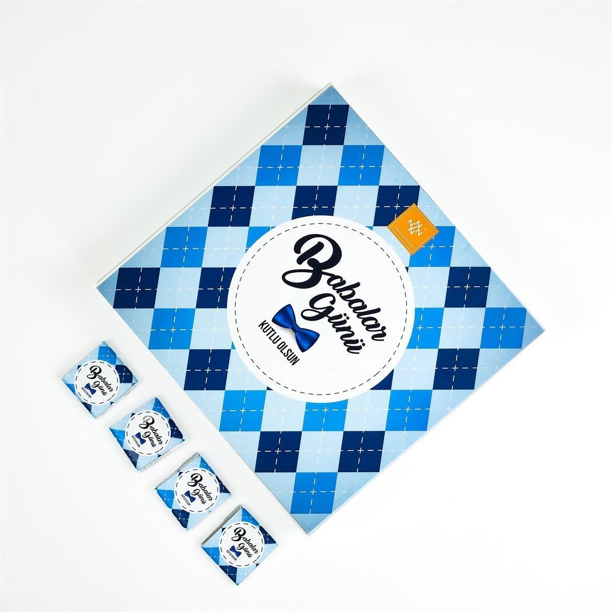 Babalar Günü Baklava Desenli Madlen Çikolata (84 adet)