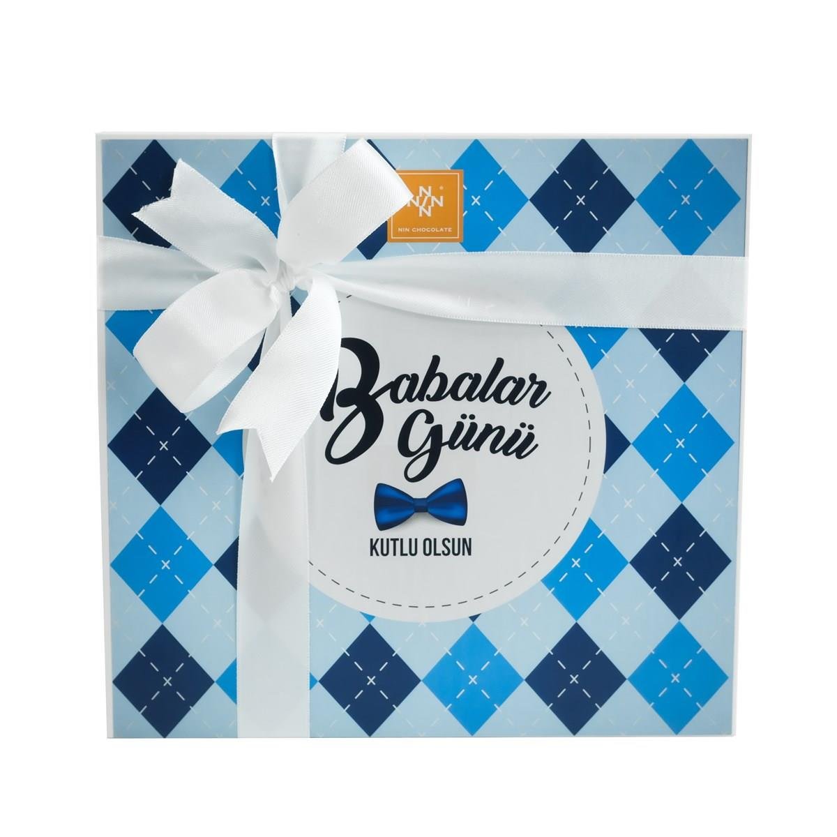 Babalar Günü Baklava Desenli Madlen Çikolata (48 adet)