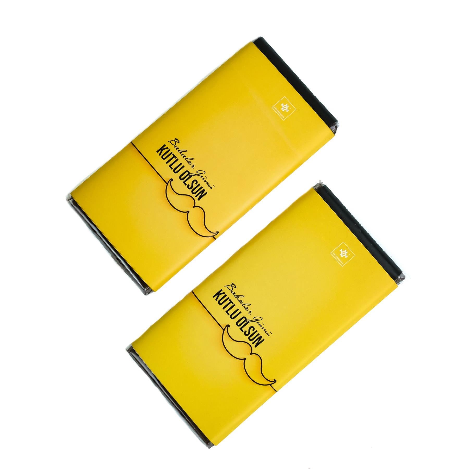 Babalar Günü Sarı Tasarım Tablet Çikolata