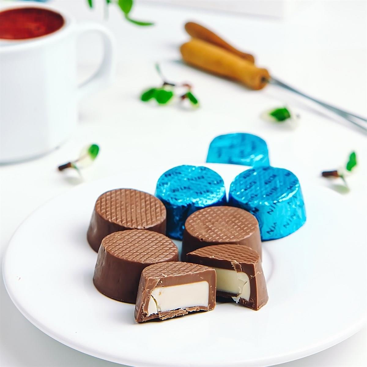 Belçika Çikolatası Hindistan Cevizi Dolgulu 500g