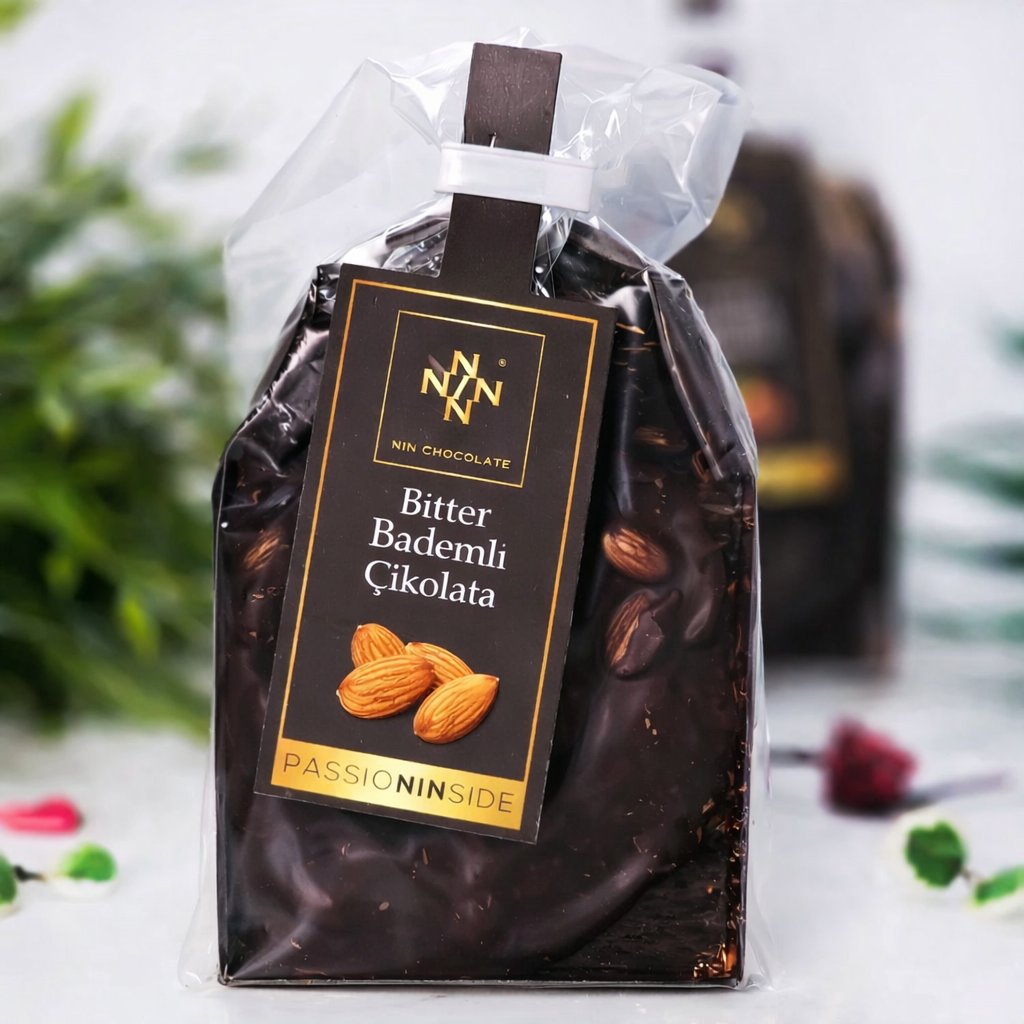 Dökme Bitter Badem Tablet Çikolata