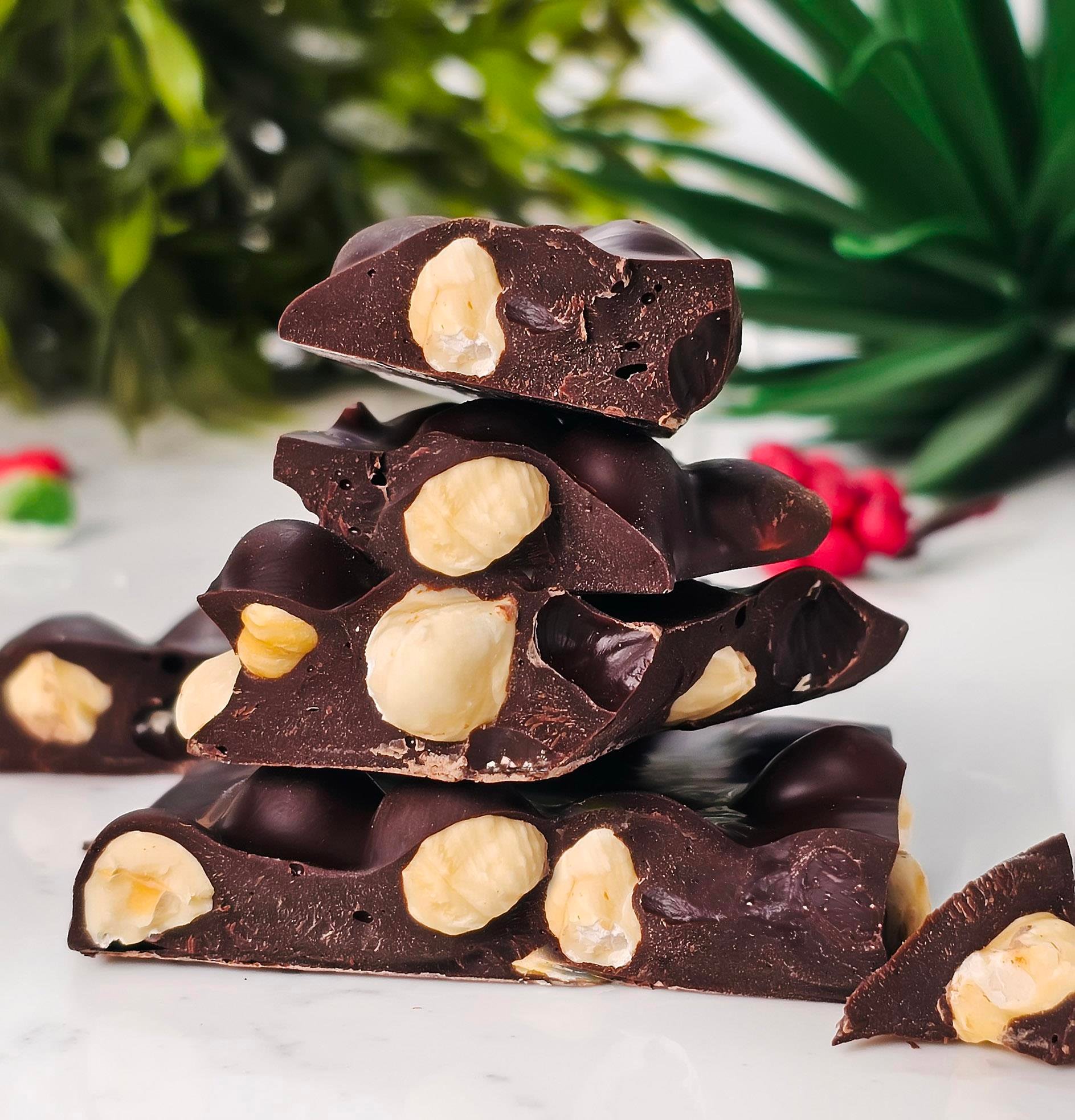 Dökme Bitter Fındıklı Tablet Çikolata