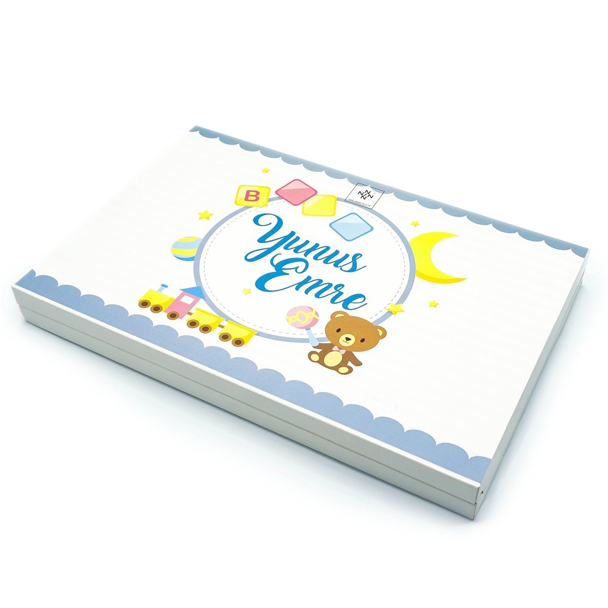 Erkek Bebek Çikolatası 144 Adet Napoliten Çikolata Ayıcık