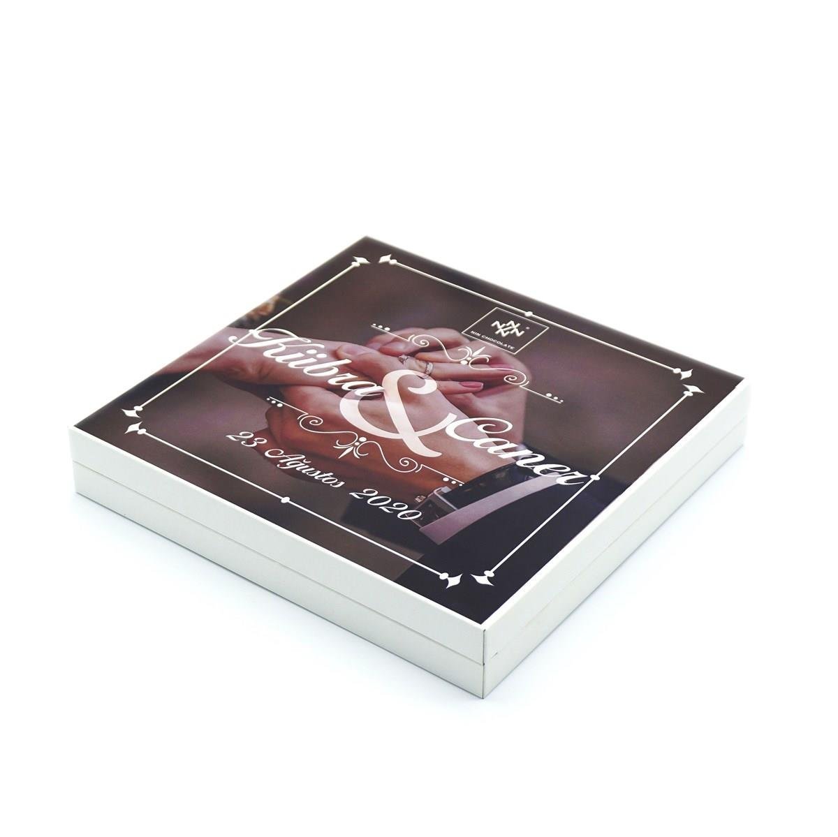 İsimli Söz Nişan Çikolatası 48 Adet Madlen Yüzük