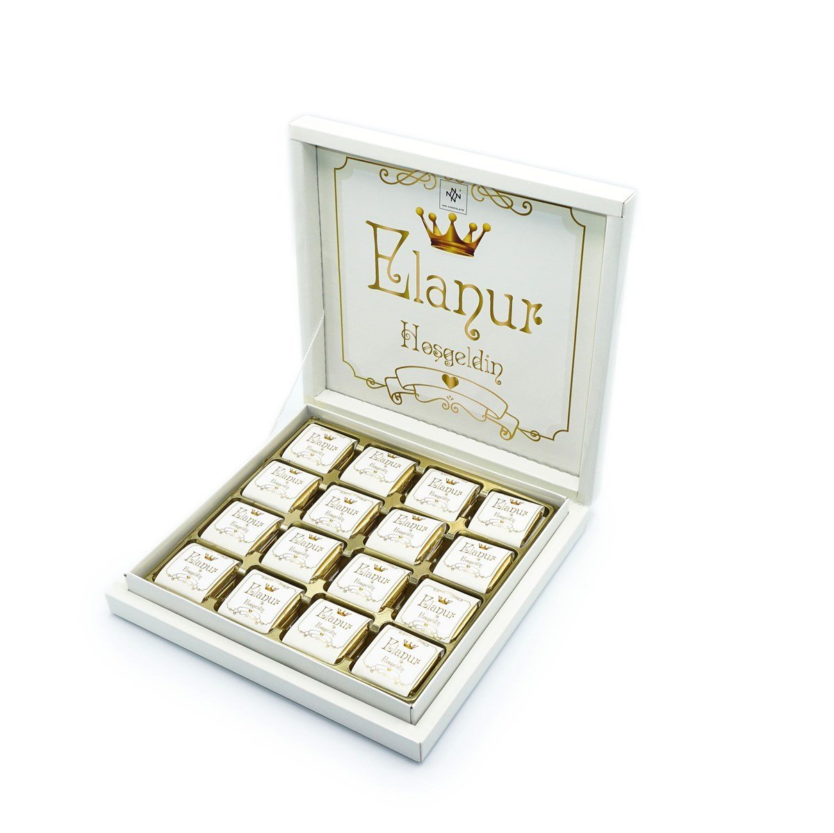 Kız Bebek Çikolatası 48 Adet Madlen Çikolata