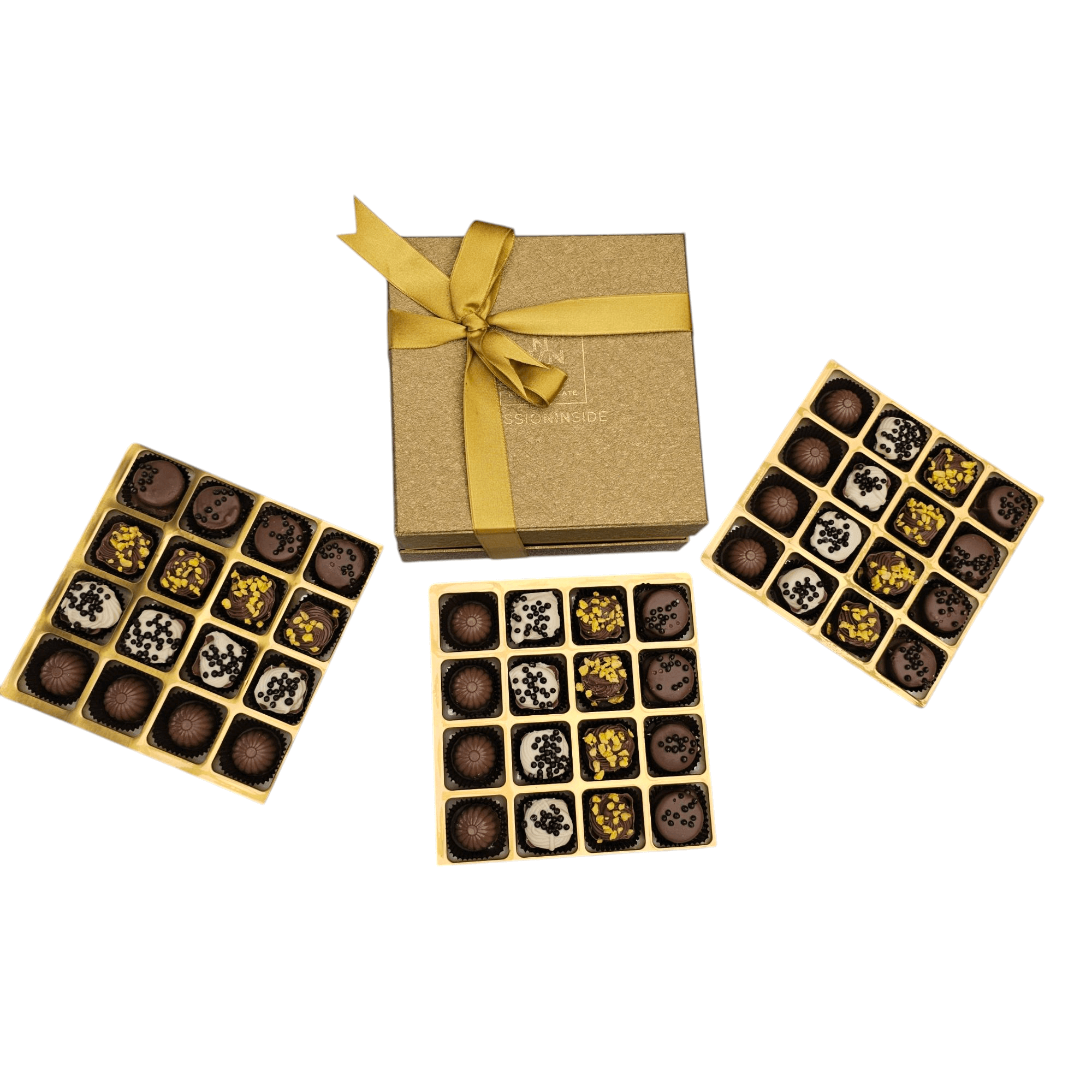 Nin Açık Kahverengi Kutu Spesiyal Çikolata 48 Adet