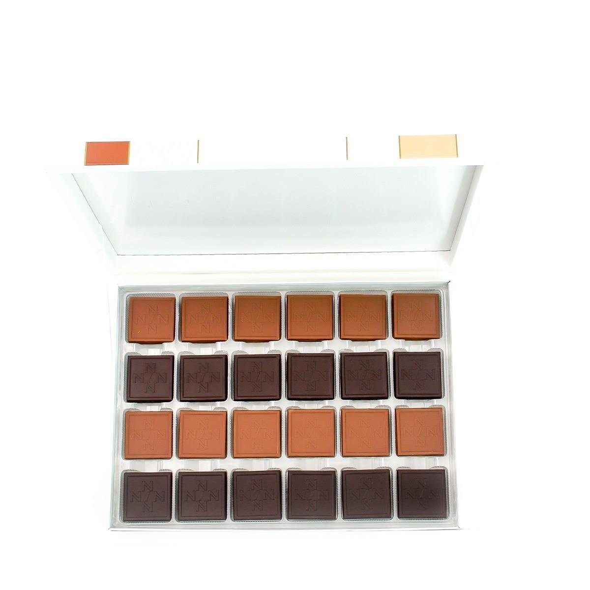 NIN BEYAZ Sütlü&Bitter Madlen Çikolata 76'lı Paket