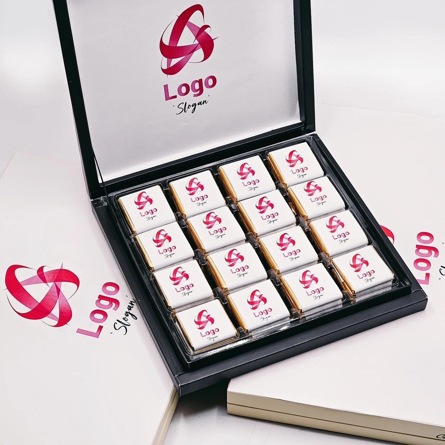 Nin Chocolate Kurumsal Logolu Madlen Çikolata 500 Gr