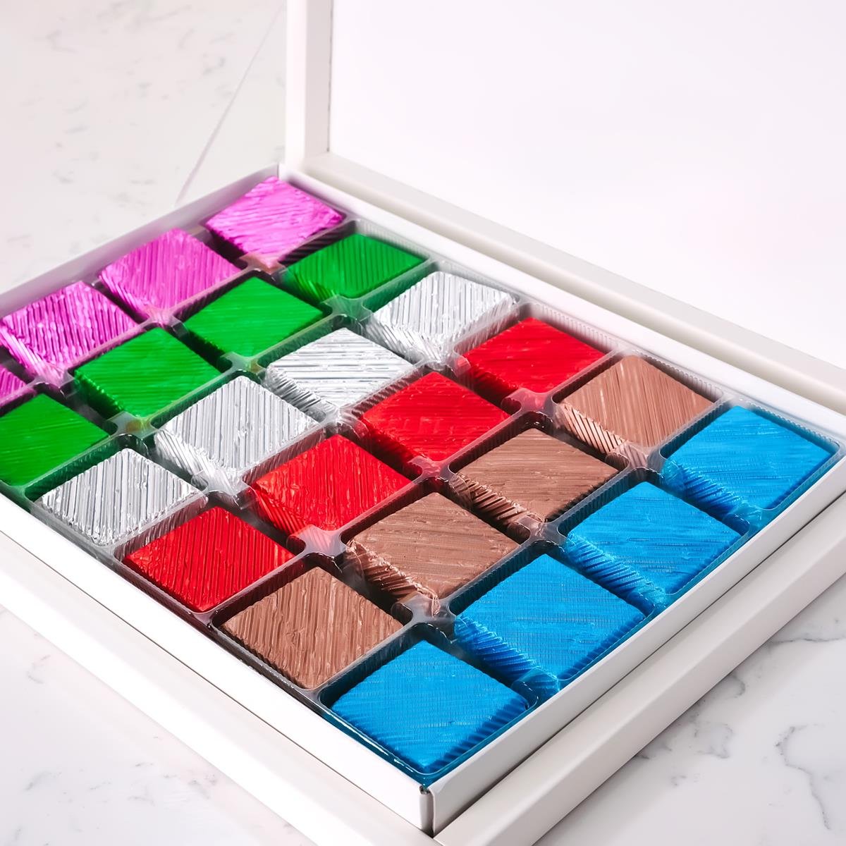 Nin Çikolata Fıstıklı Sütlü Kare Çikolata 24 Adet