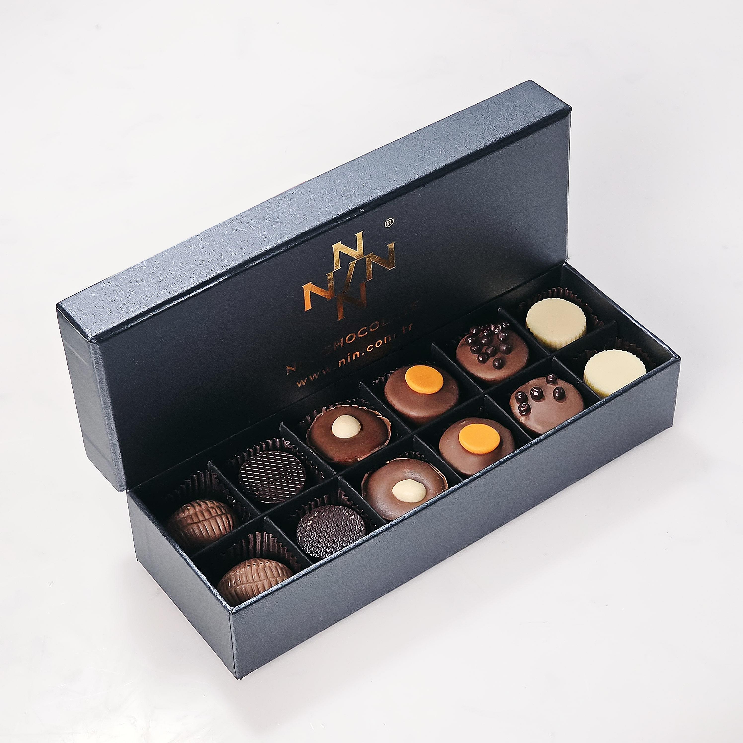 Nin Çikolata Gri Kutu Spesiyal Çikolata 12 Adet