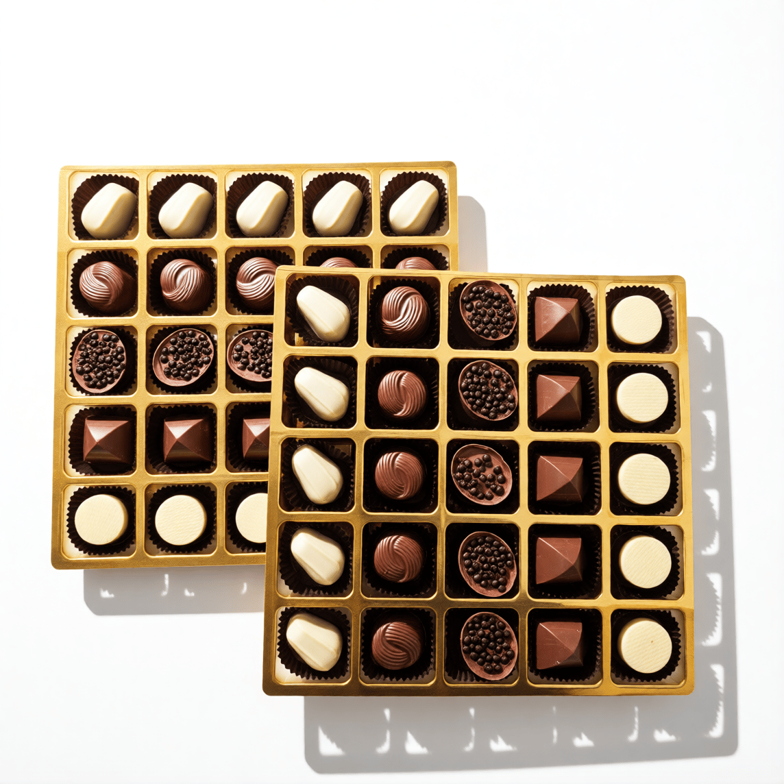 Nin Çikolata Koleksiyon Serisi Kırmızı Kutu Spesiyal Çikolata 50 Adet