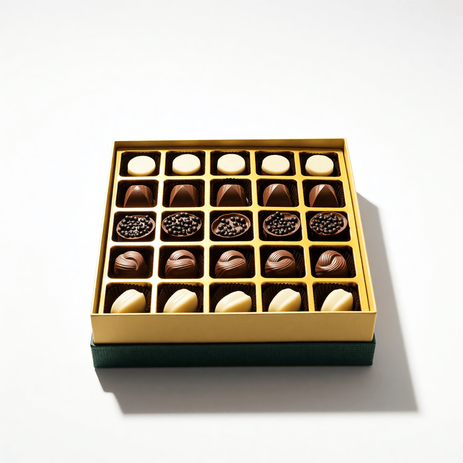 Nin Çikolata Koleksiyon Serisi Yeşil Kutu Spesiyal Çikolata 50 Adet