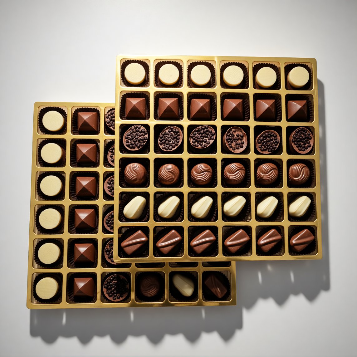 Nin Çikolata Koleksiyon Serisi Yeşil Kutu Spesiyal Çikolata 72 Adet