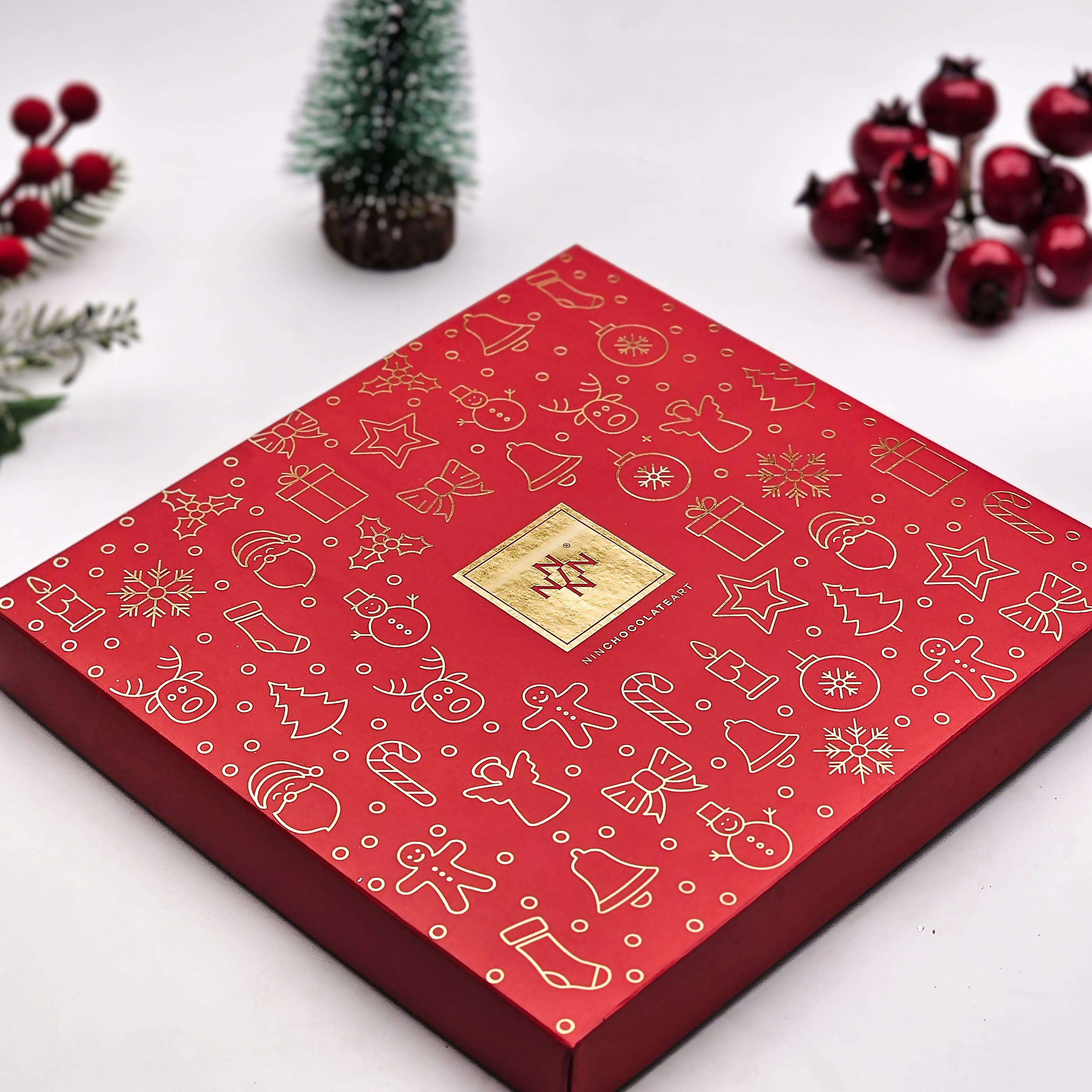 Nin Çikolata Yılbaşı Özel Spesiyal Kutu – 25 Adet El Yapımı Çikolata
