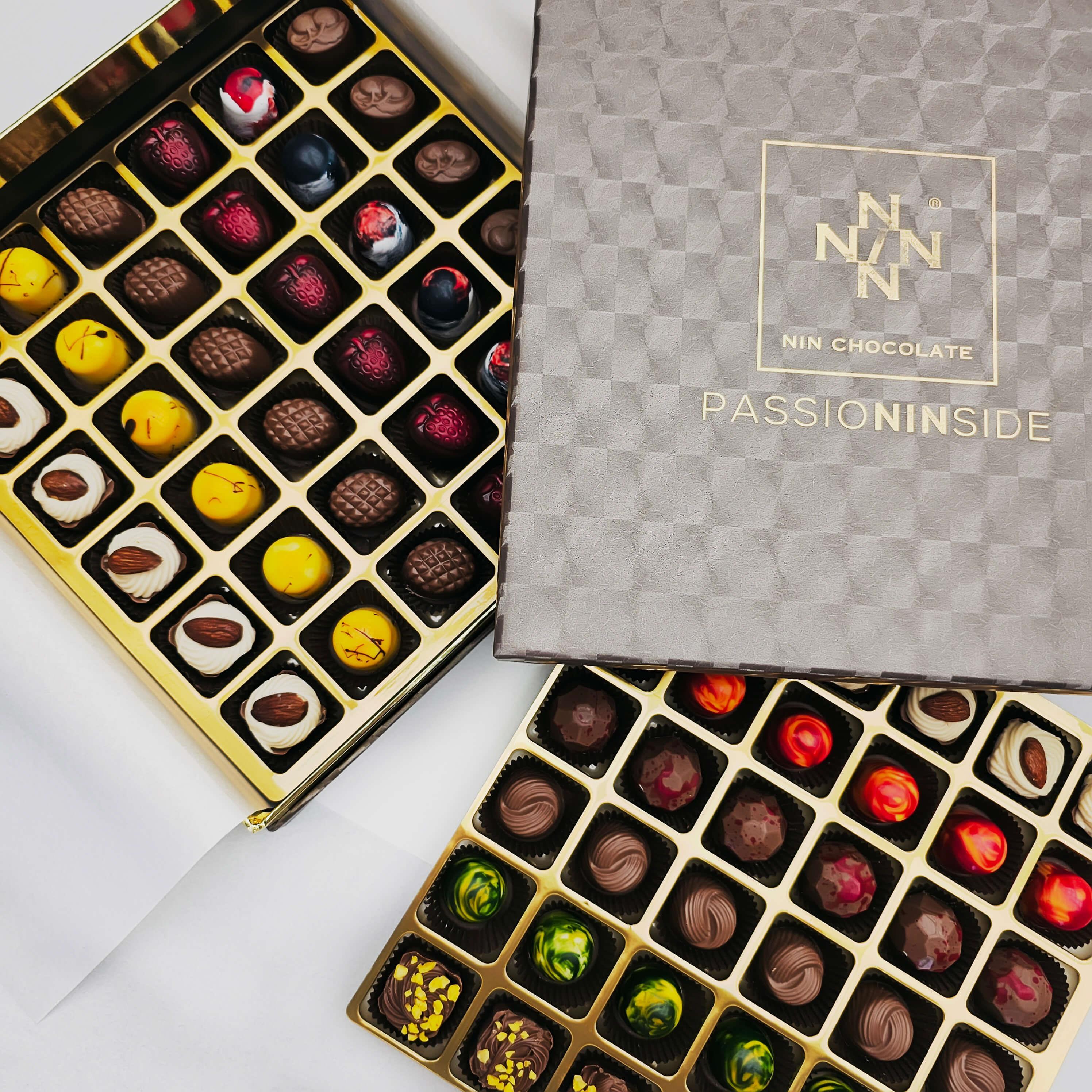 Nin Damalı Kutu Spesiyal Çikolata 72 Adet