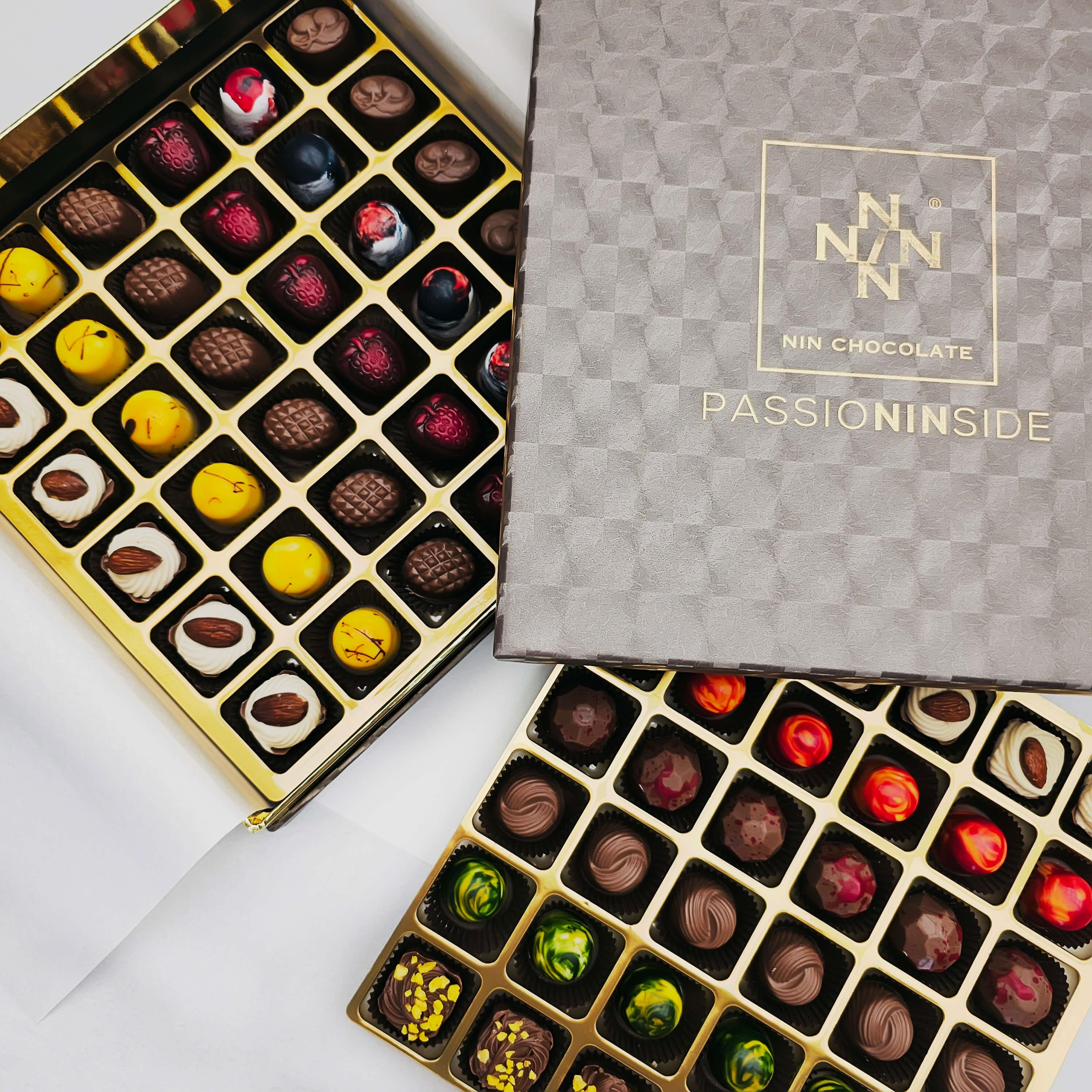 Nin Damalı Kutu Spesiyal Çikolata 72 Adet