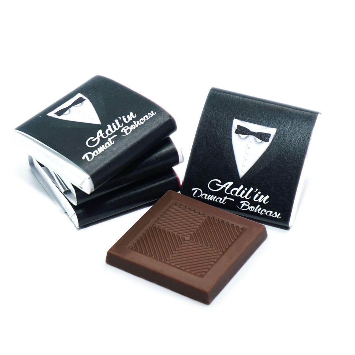 Nin Damat Bohçası Çikolatası Dökme Damatlık Baskılı (170 Adet Napoliten Çikolata)