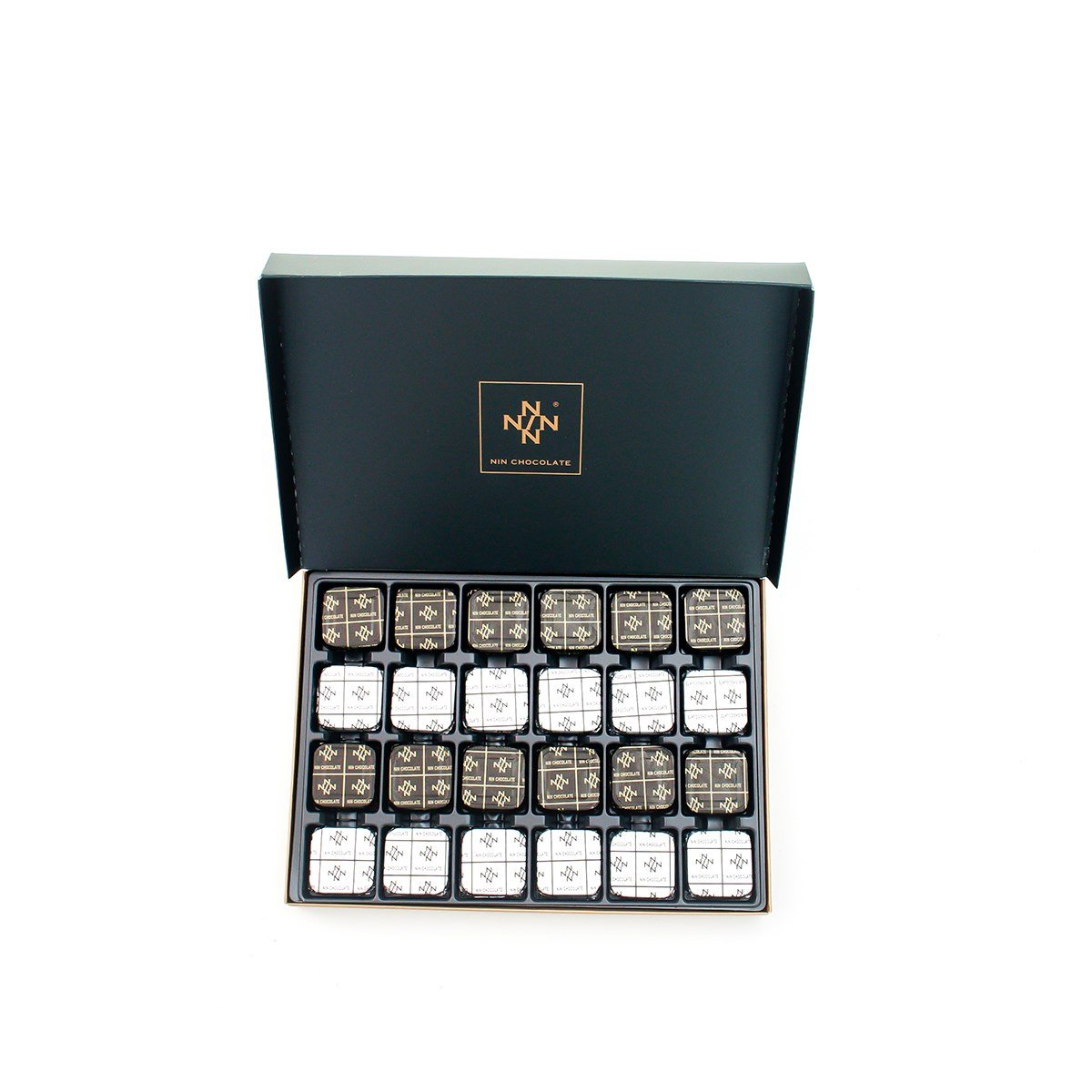 NIN ETHEL Sütlü&Bitter Sargılı Madlen Çikolata 72'li Paket