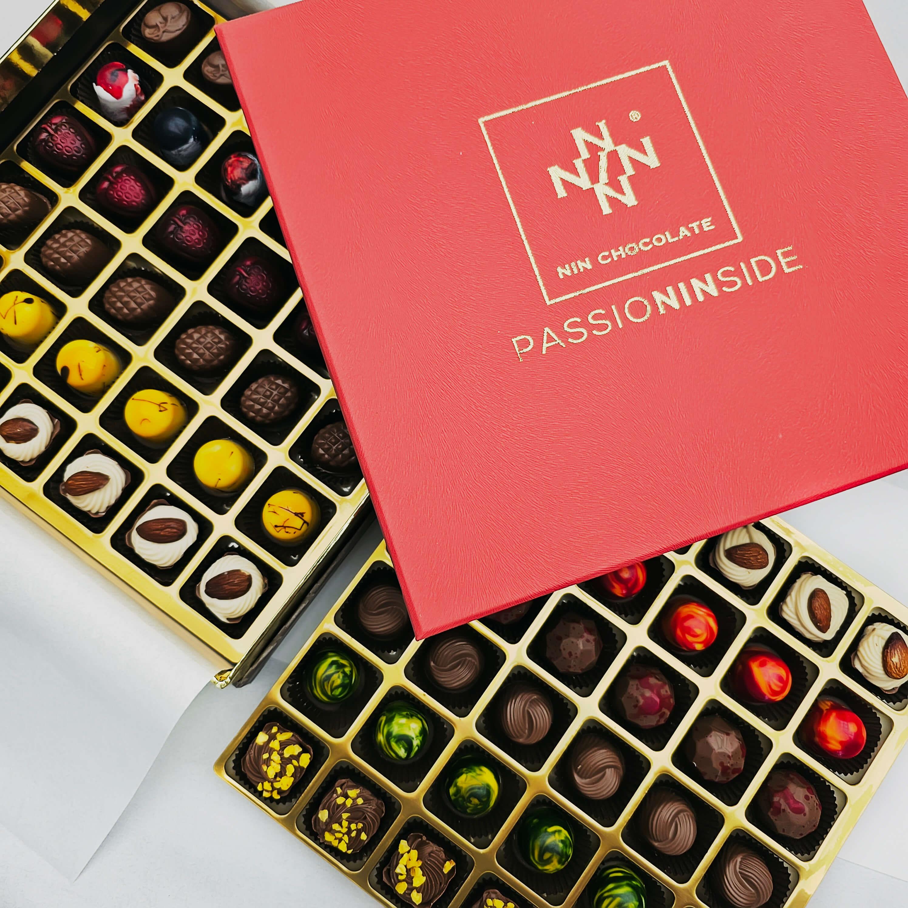 Nin Kırmızı Kutu Spesiyal Çikolata 72 Adet