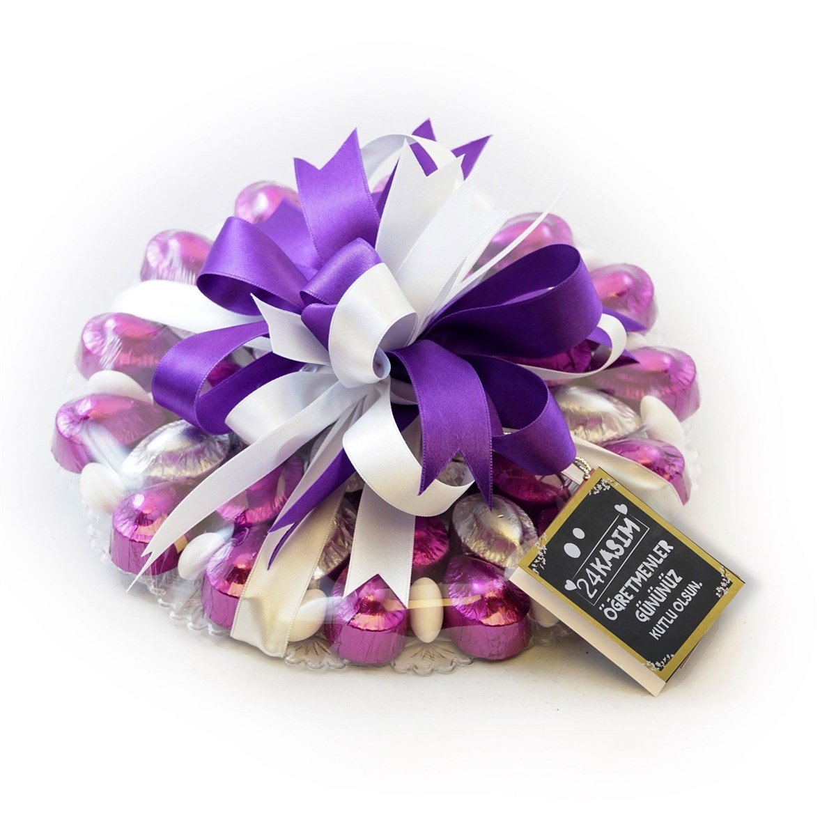 NIN Öğretmenler Günü Yaldızlı Badem Çikolata