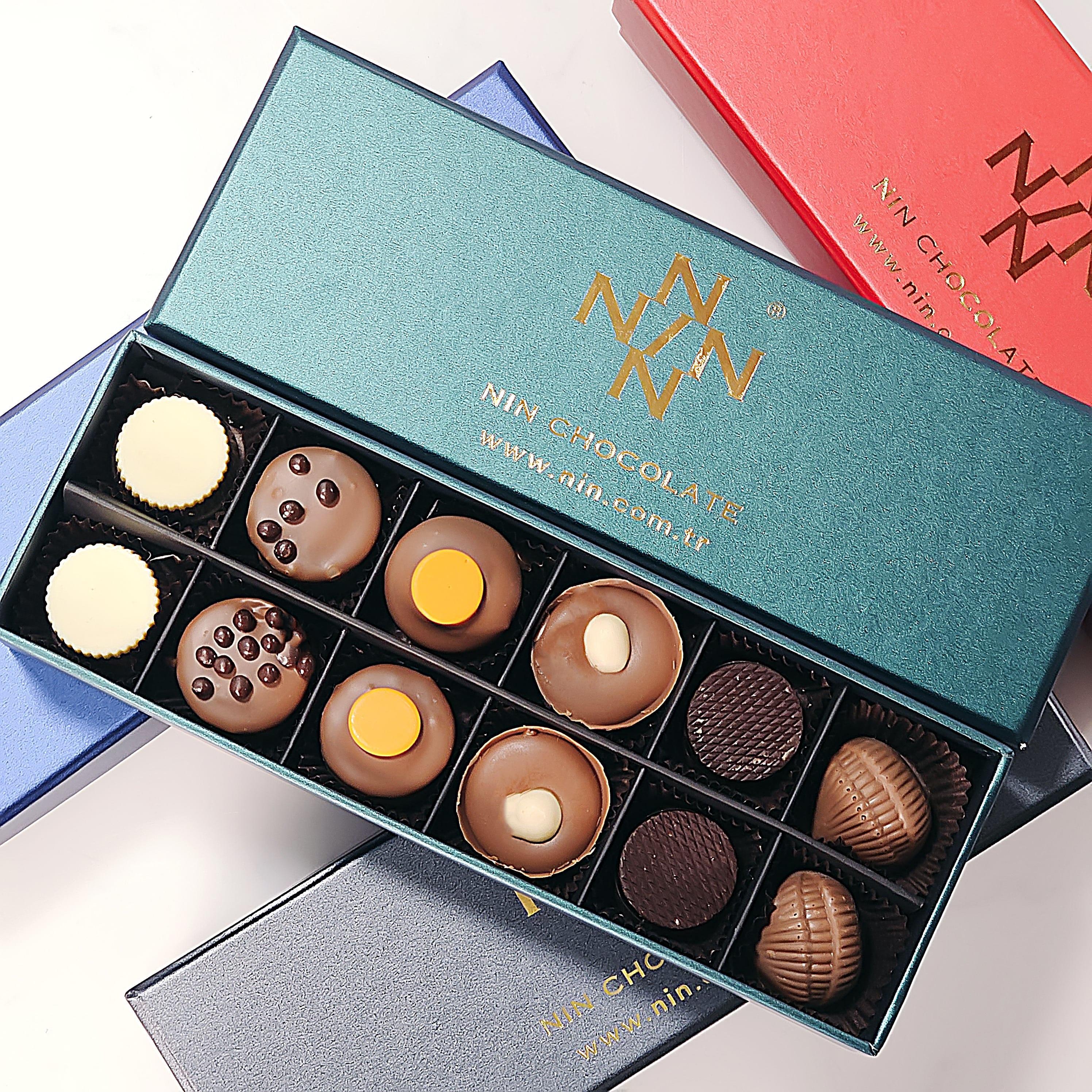 Nin Yeşil Kutu Spesiyal Çikolata 12 Adet