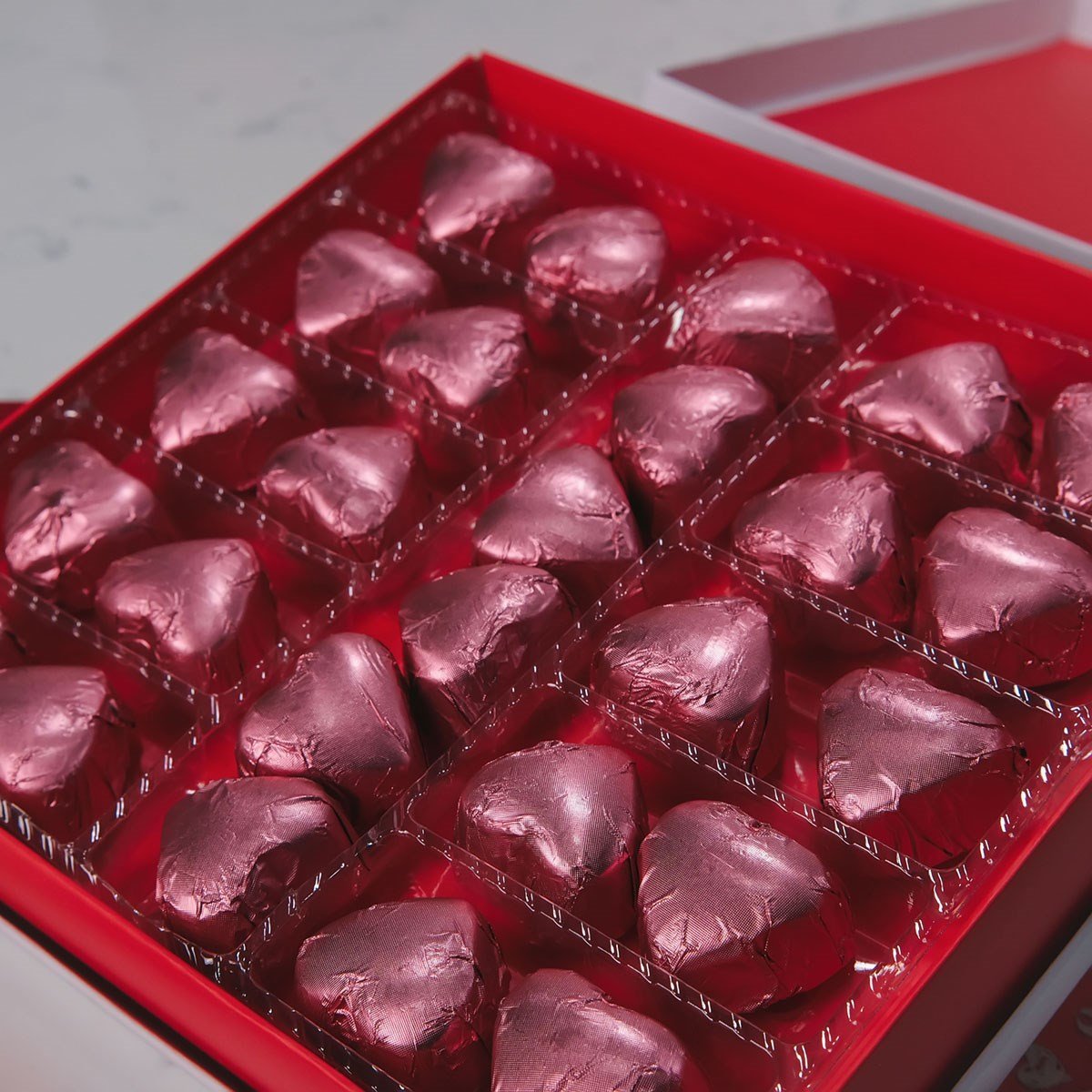 Sevgilime Kalp Yaldızlı Çikolata