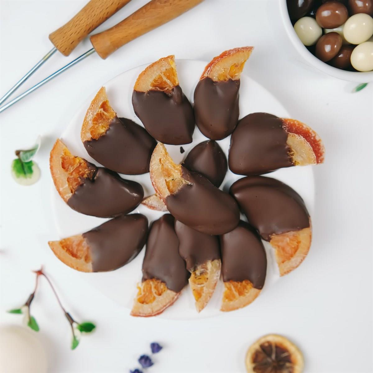 Sütlü Çikolata Kaplı Portakal Dilimi 80g
