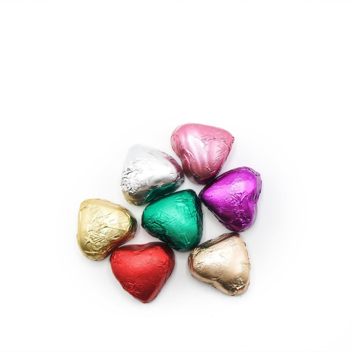 Sütlü Figür Tabanlı Karışık Kalp Çikolata