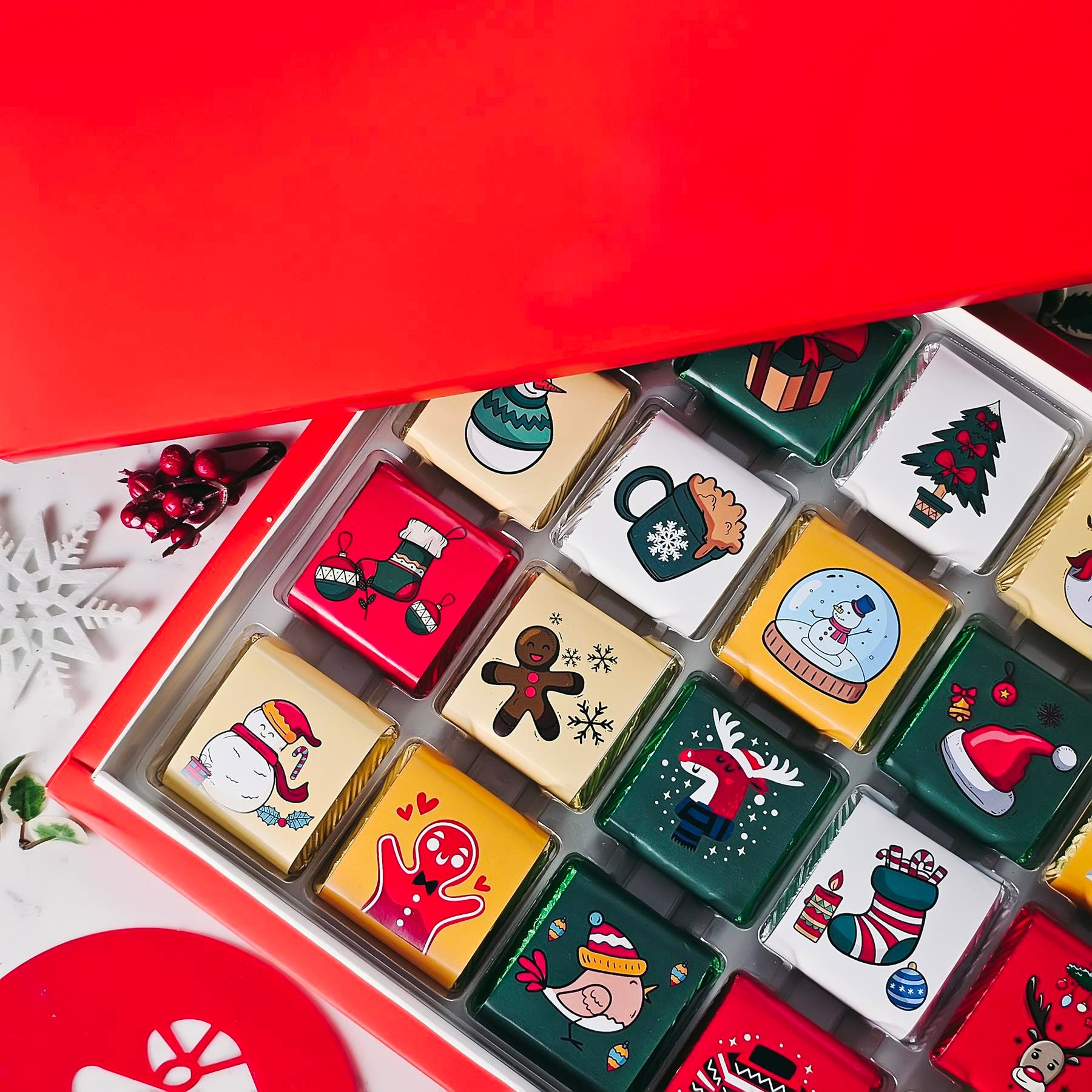 Yeni Yıl Hatıra Çikolata Kutusu