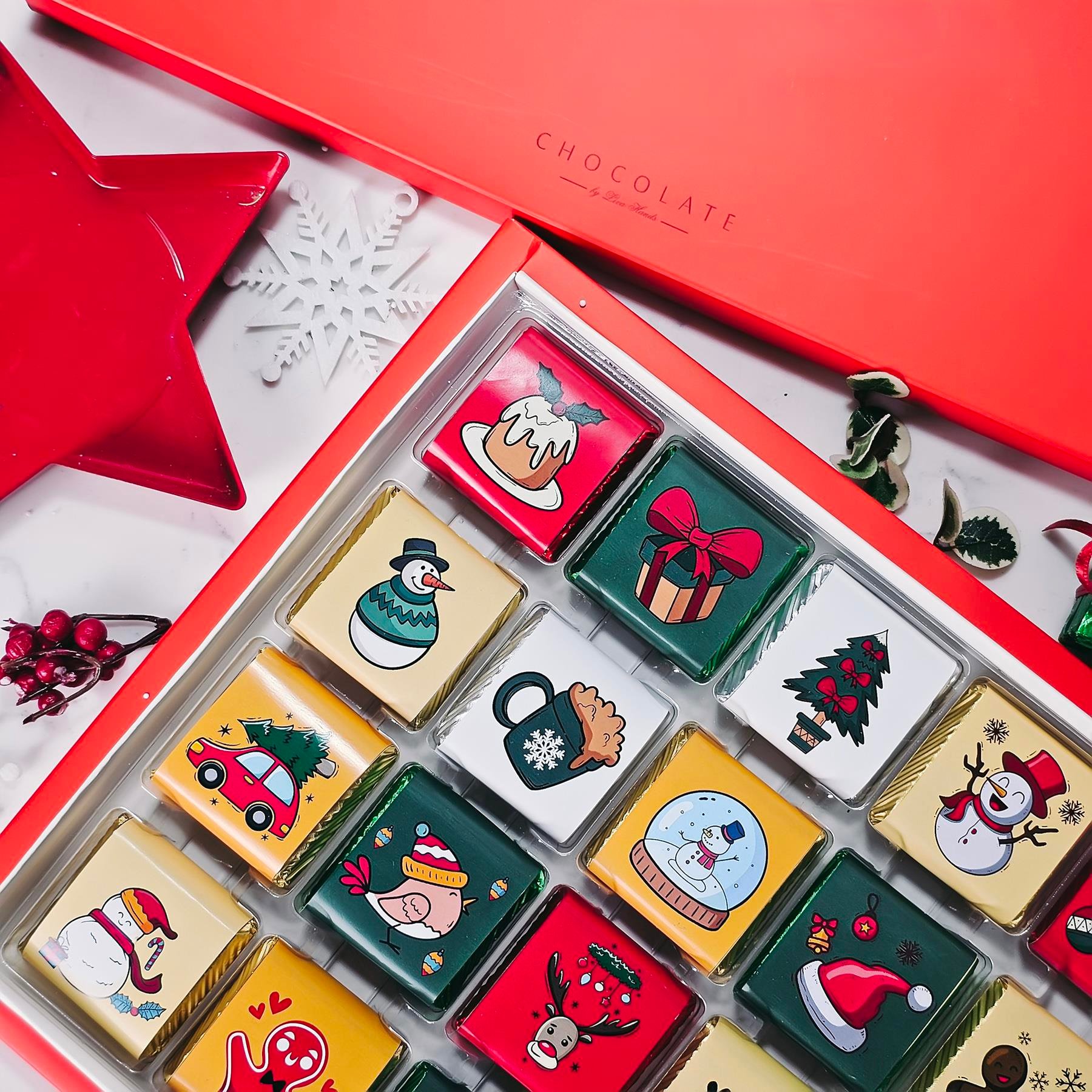 Yeni Yıl Hatıra Çikolata Kutusu