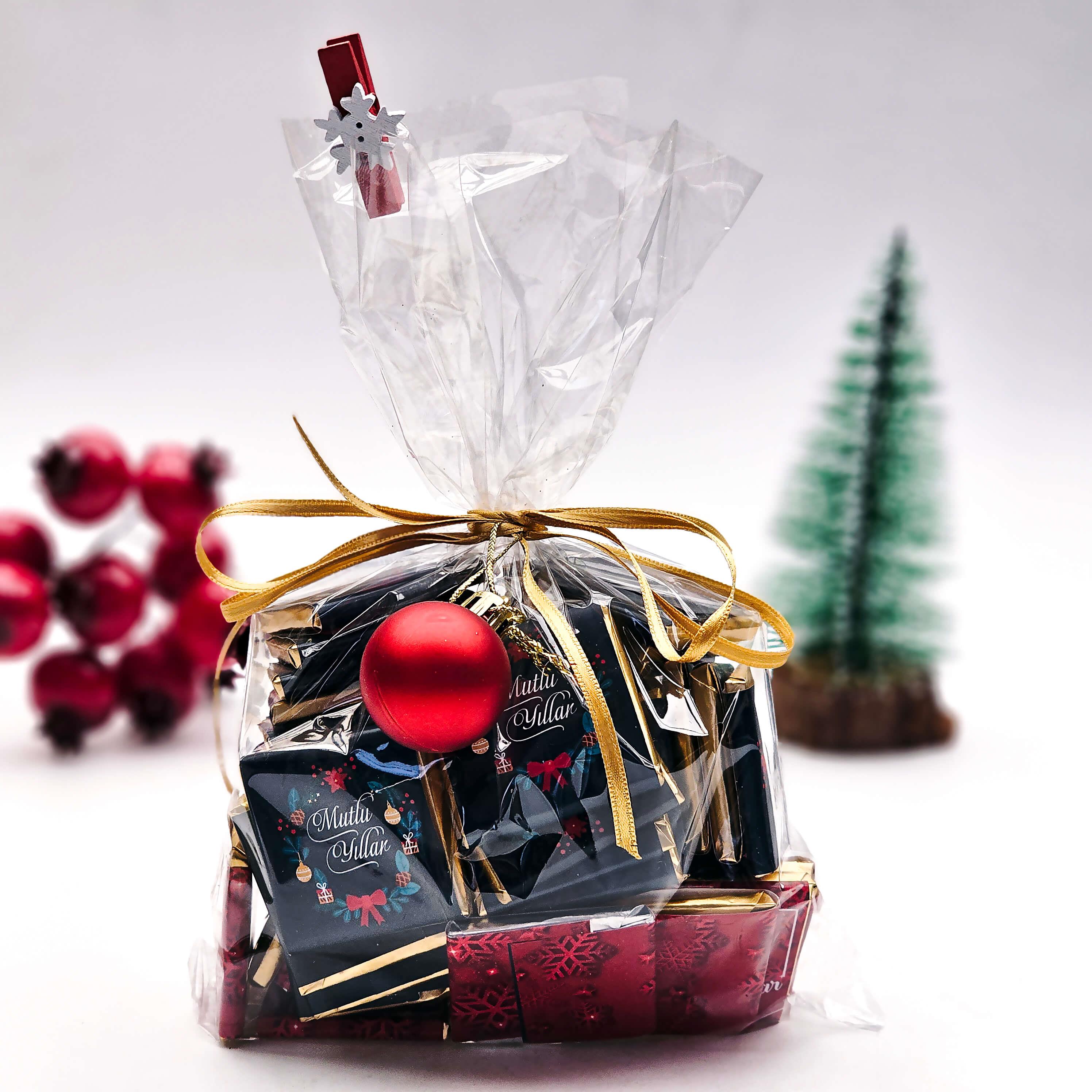 Yılbaşı Temalı Dökme Sargılı Çikolata