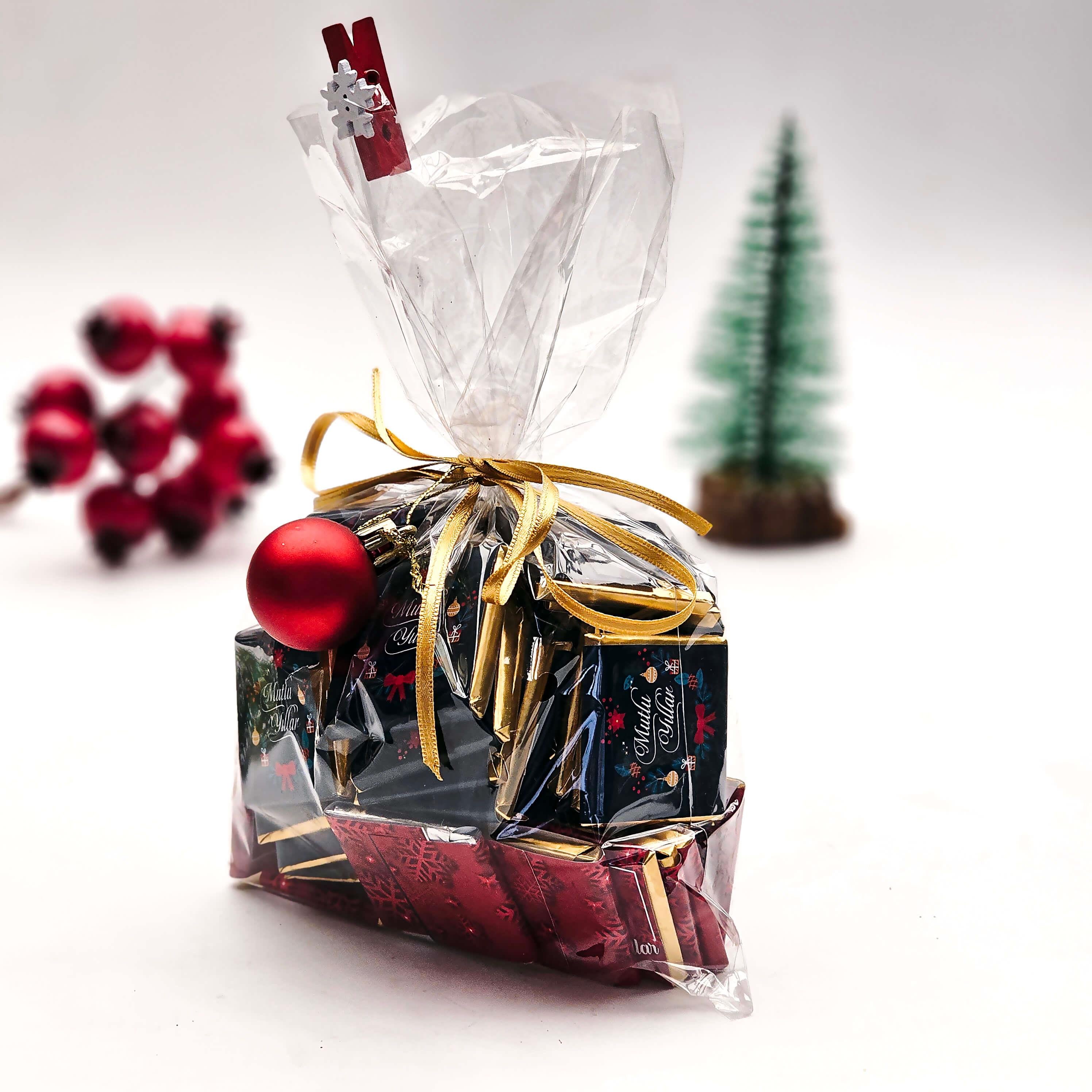 Yılbaşı Temalı Dökme Sargılı Çikolata