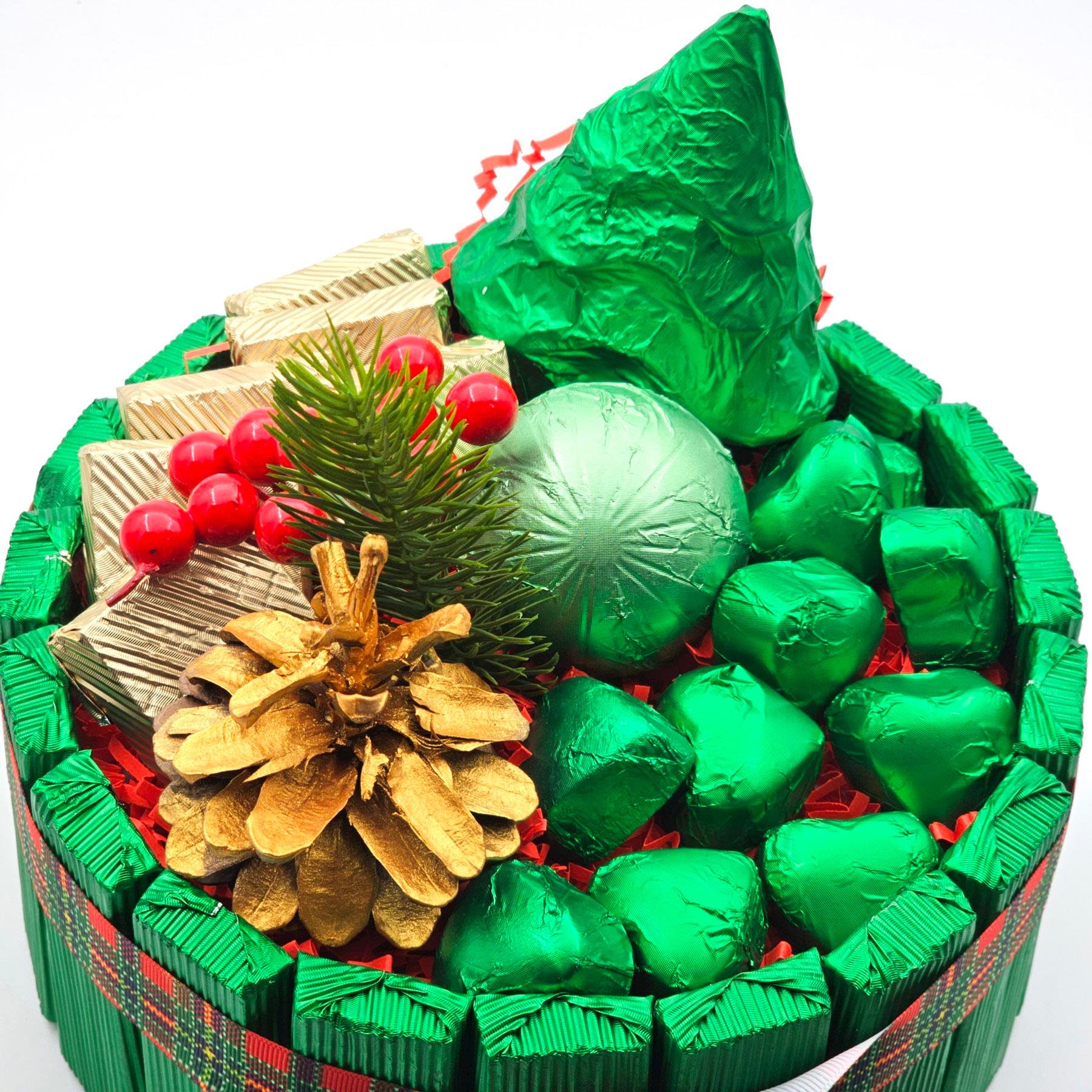 Yılbaşı Yeşili Çikolata Aranjman